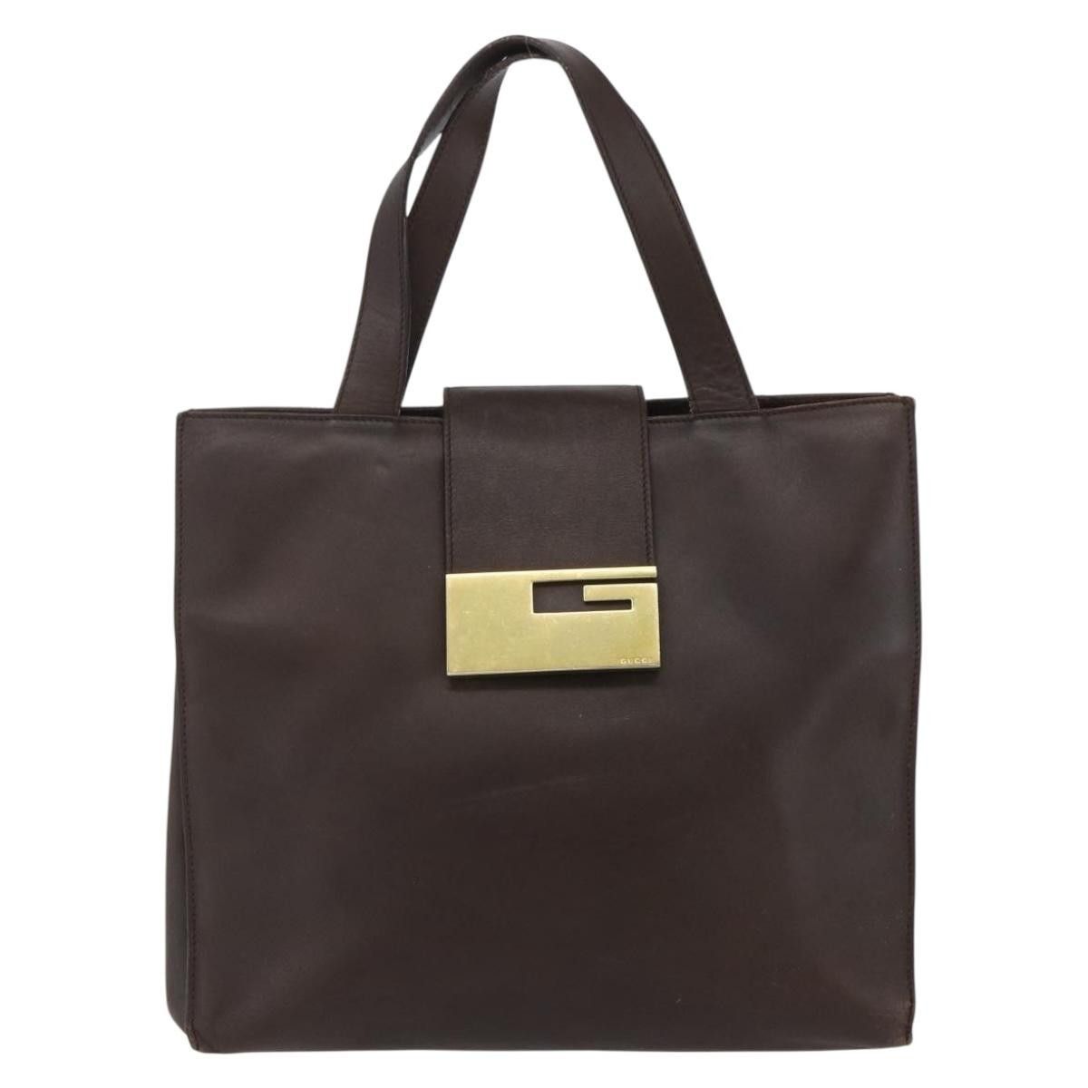 Gucci Gucci Vintage Handbag Leather Size ONE SIZE - 19 Thumbnail