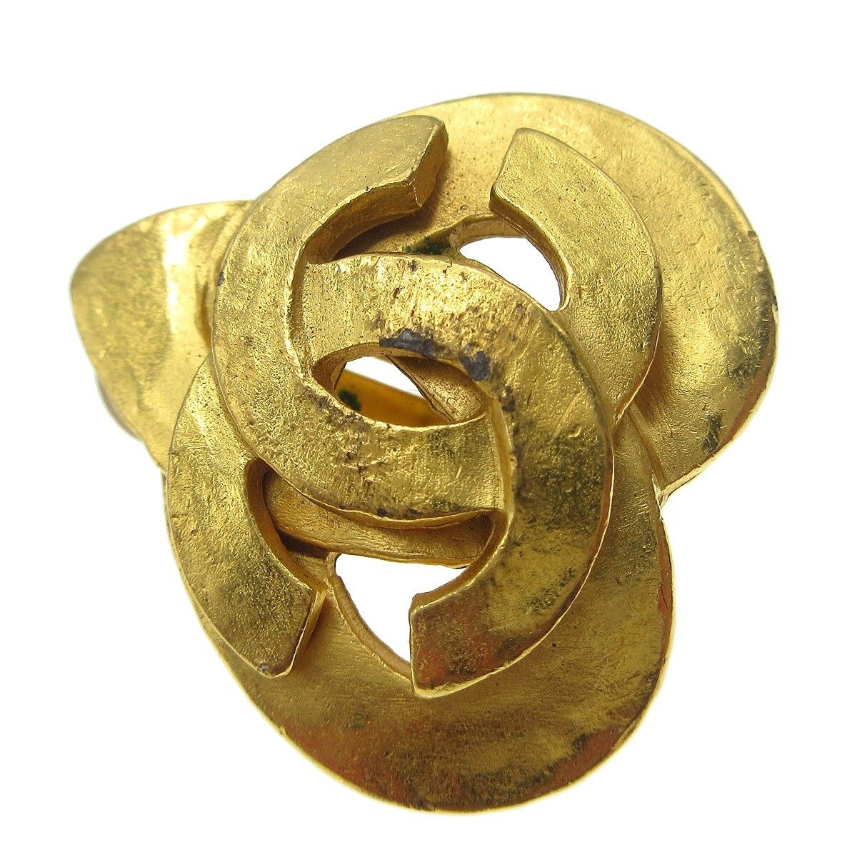 Chanel Chanel CC logo heart Gold-plated Size ONE SIZE - 5 Thumbnail