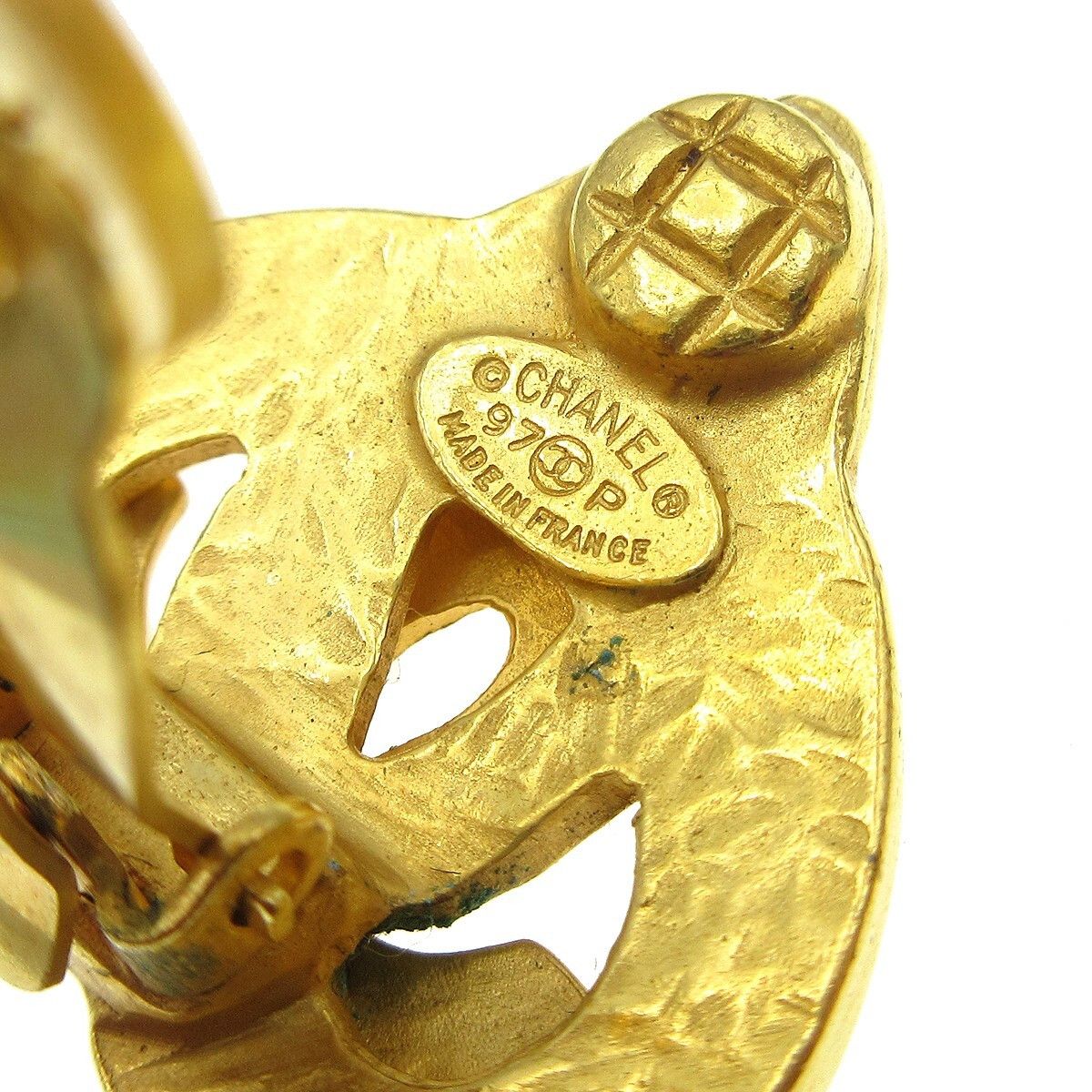 Chanel Chanel CC logo heart Gold-plated Size ONE SIZE - 4 Thumbnail