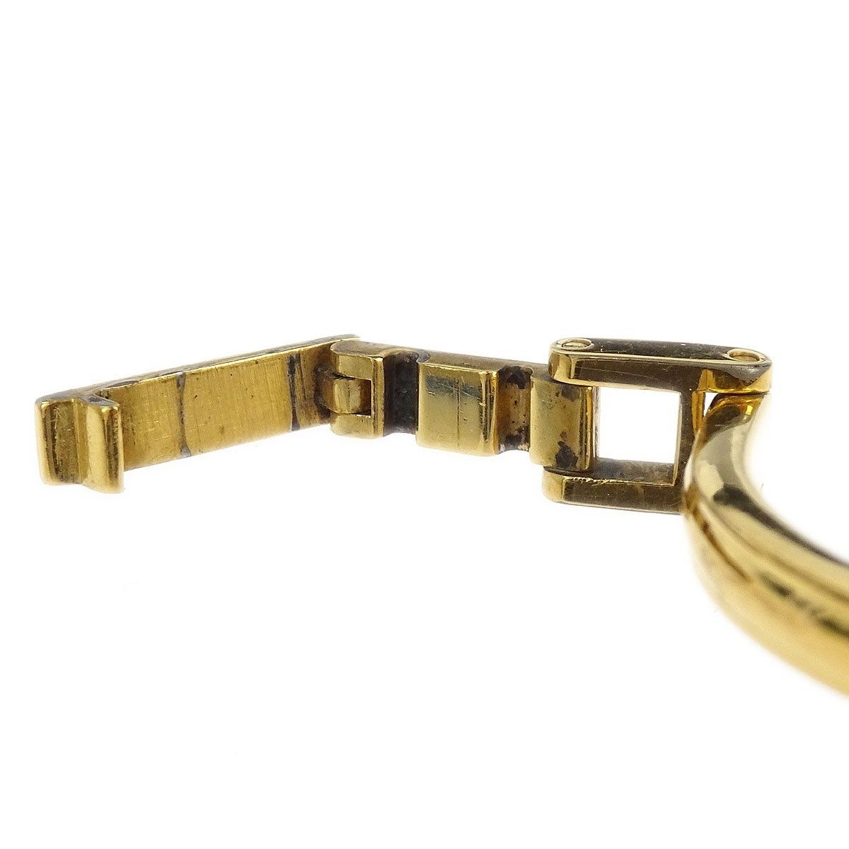 Gucci Gucci 1100 Interchangeable Bezel Bangle Quartz Watch Plated Metal with Plastic Size ONE SIZE - 4 Thumbnail