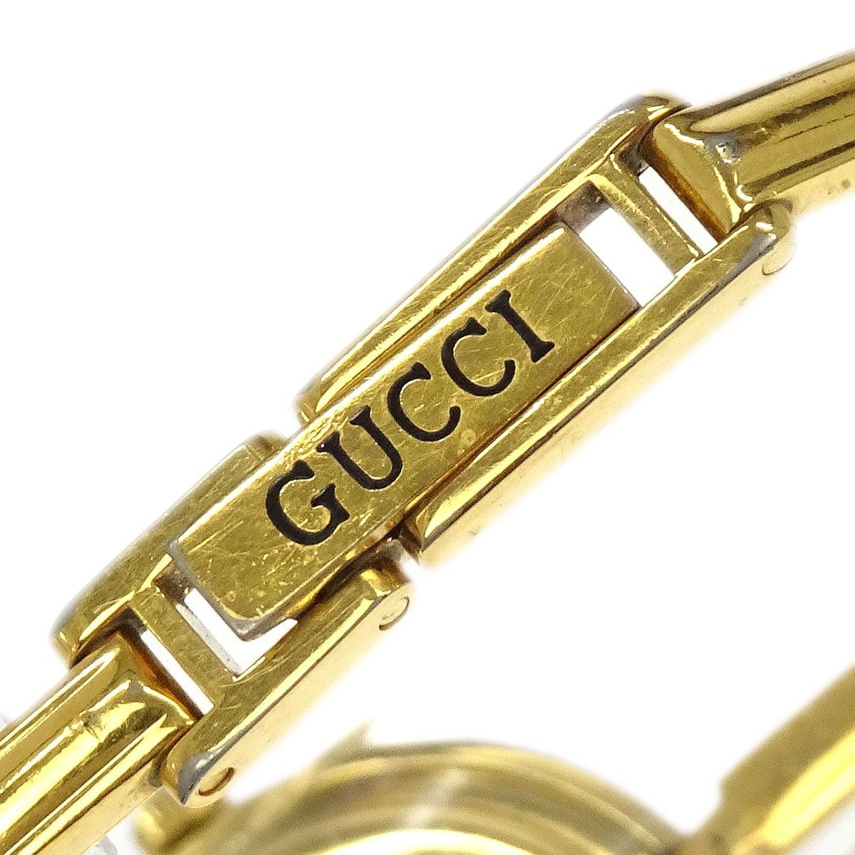 Gucci Gucci 1100 Interchangeable Bezel Bangle Quartz Watch Plated Metal with Plastic Size ONE SIZE - 3 Thumbnail
