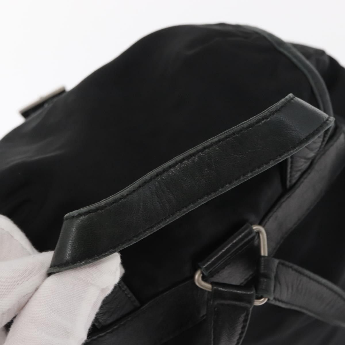 Prada Prada Vela Double Front Pocket Backpack Tessuto with Saffiano Leather Size ONE SIZE - 23 Thumbnail