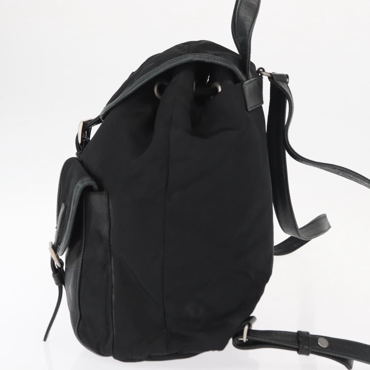 Prada Prada Vela Double Front Pocket Backpack Tessuto with Saffiano Leather Size ONE SIZE - 3 Thumbnail