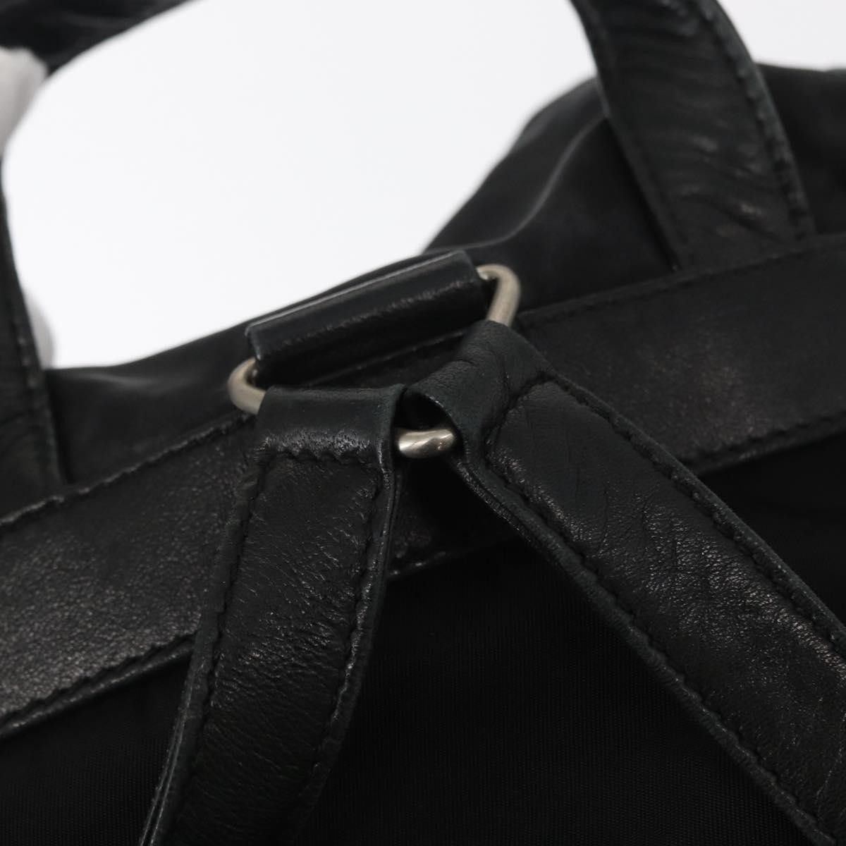 Prada Prada Vela Double Front Pocket Backpack Tessuto with Saffiano Leather Size ONE SIZE - 15 Thumbnail