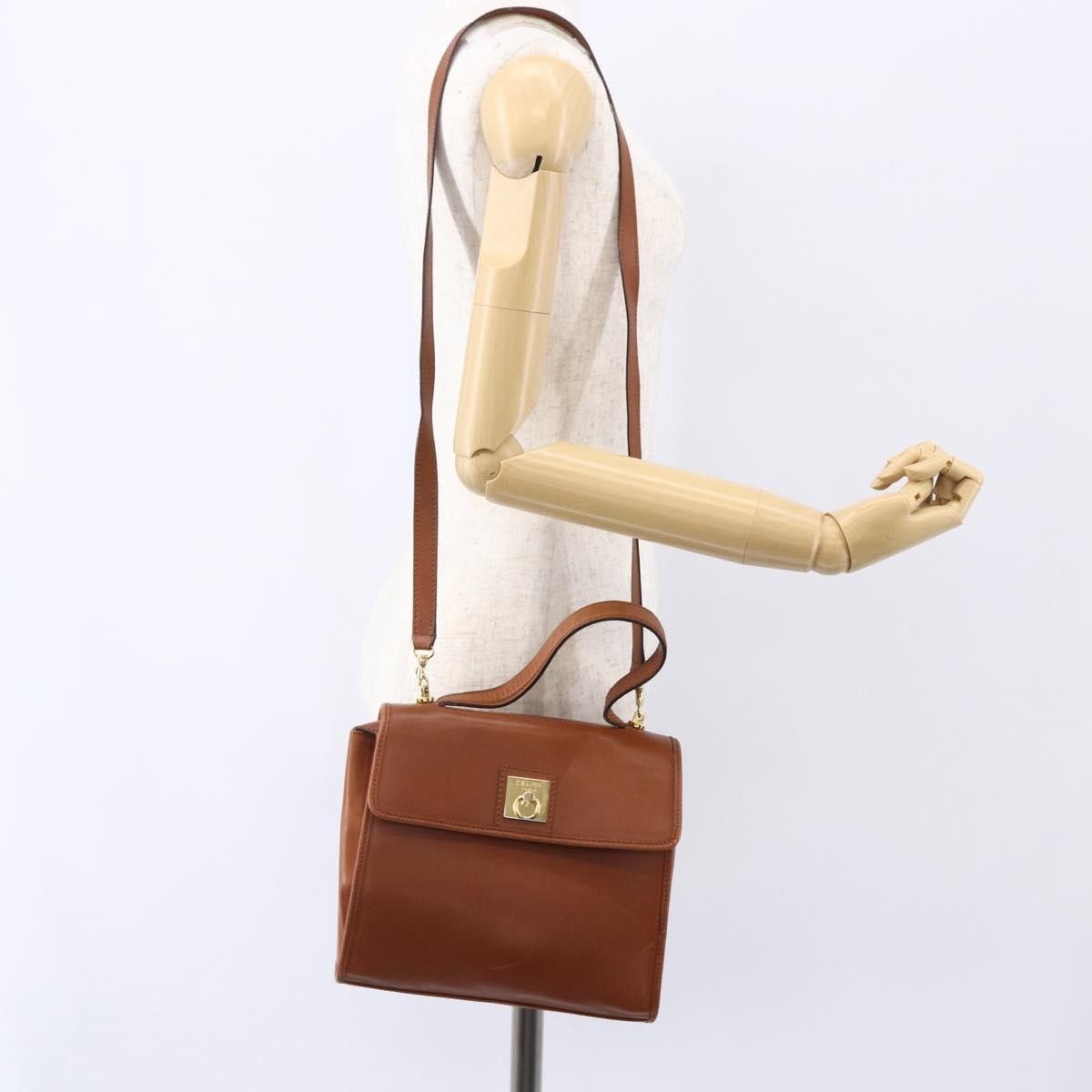 Celine Celine Handbag Leather Size ONE SIZE - 13 Thumbnail