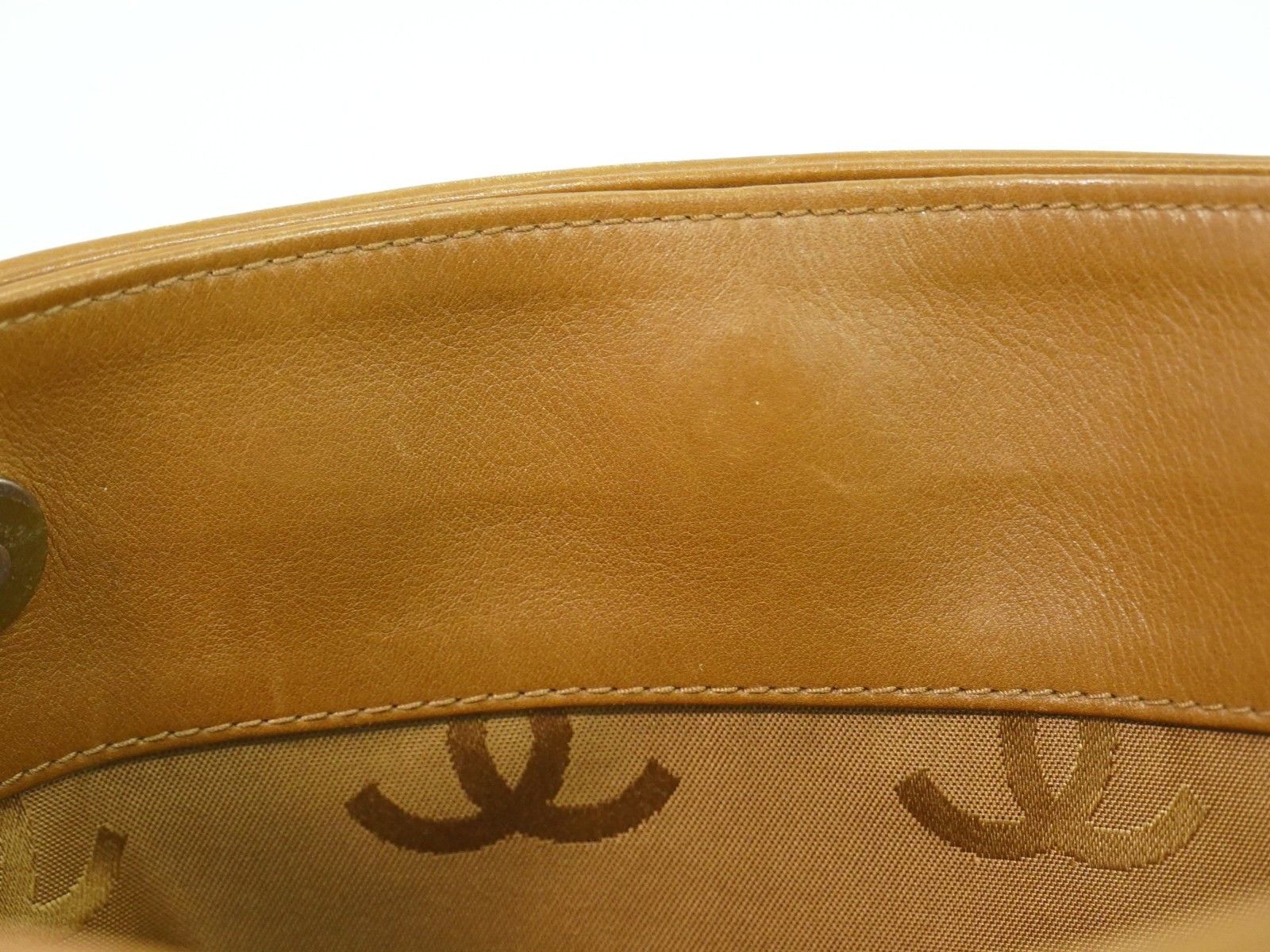 Chanel Chanel Vintage CC Tote Leather Size ONE SIZE - 19 Thumbnail