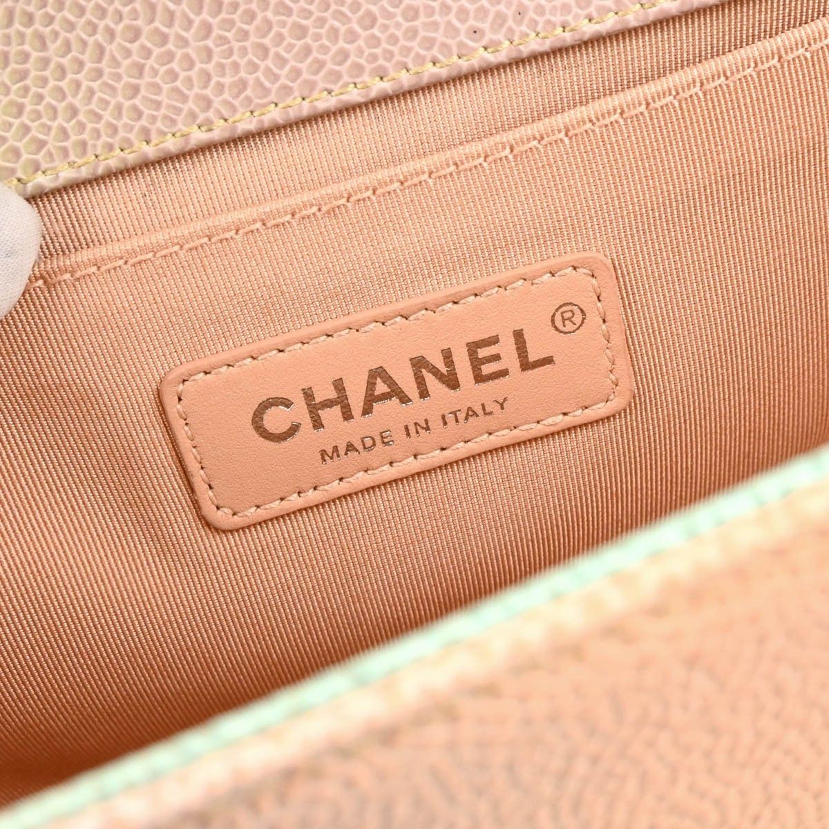 Chanel Chanel Rainbow Boy Flap Bag Quilted Painted Caviar Size ONE SIZE - 5 Thumbnail