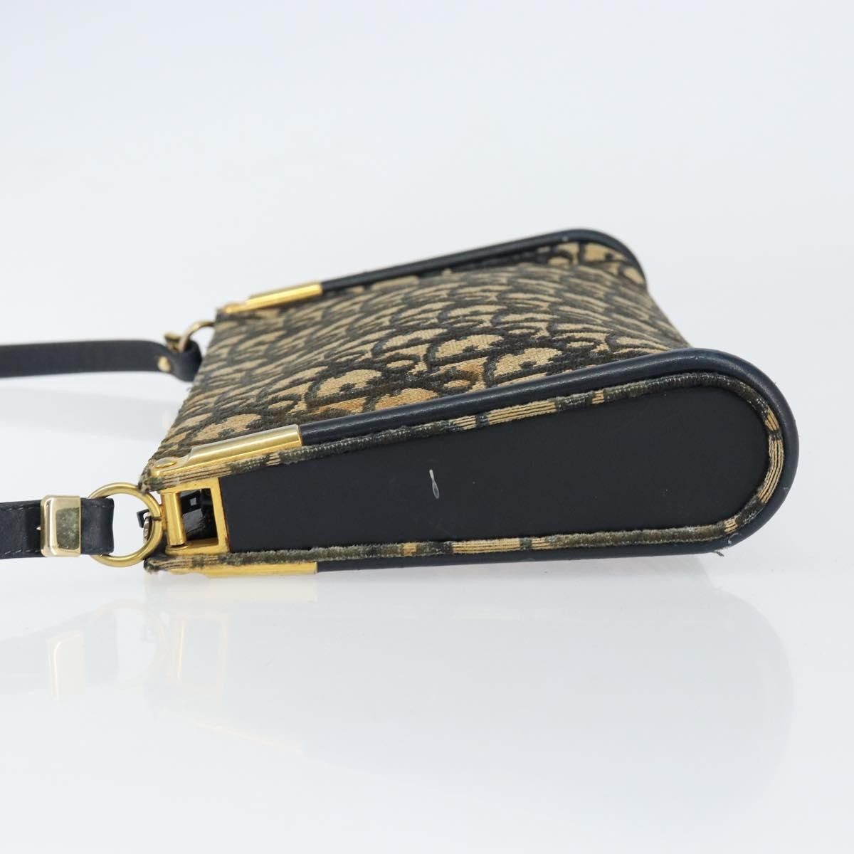 Dior Christian Dior Vintage Trotter Shoulder Bag Canvas Size ONE SIZE - 4 Thumbnail