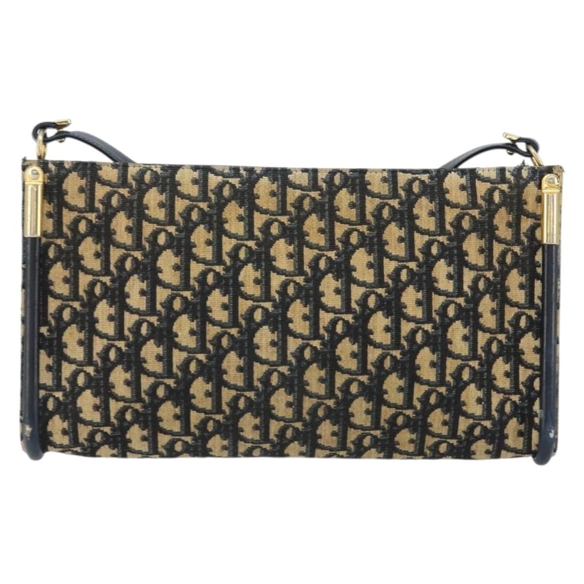 Dior Christian Dior Vintage Trotter Shoulder Bag Canvas Size ONE SIZE - 2 Thumbnail