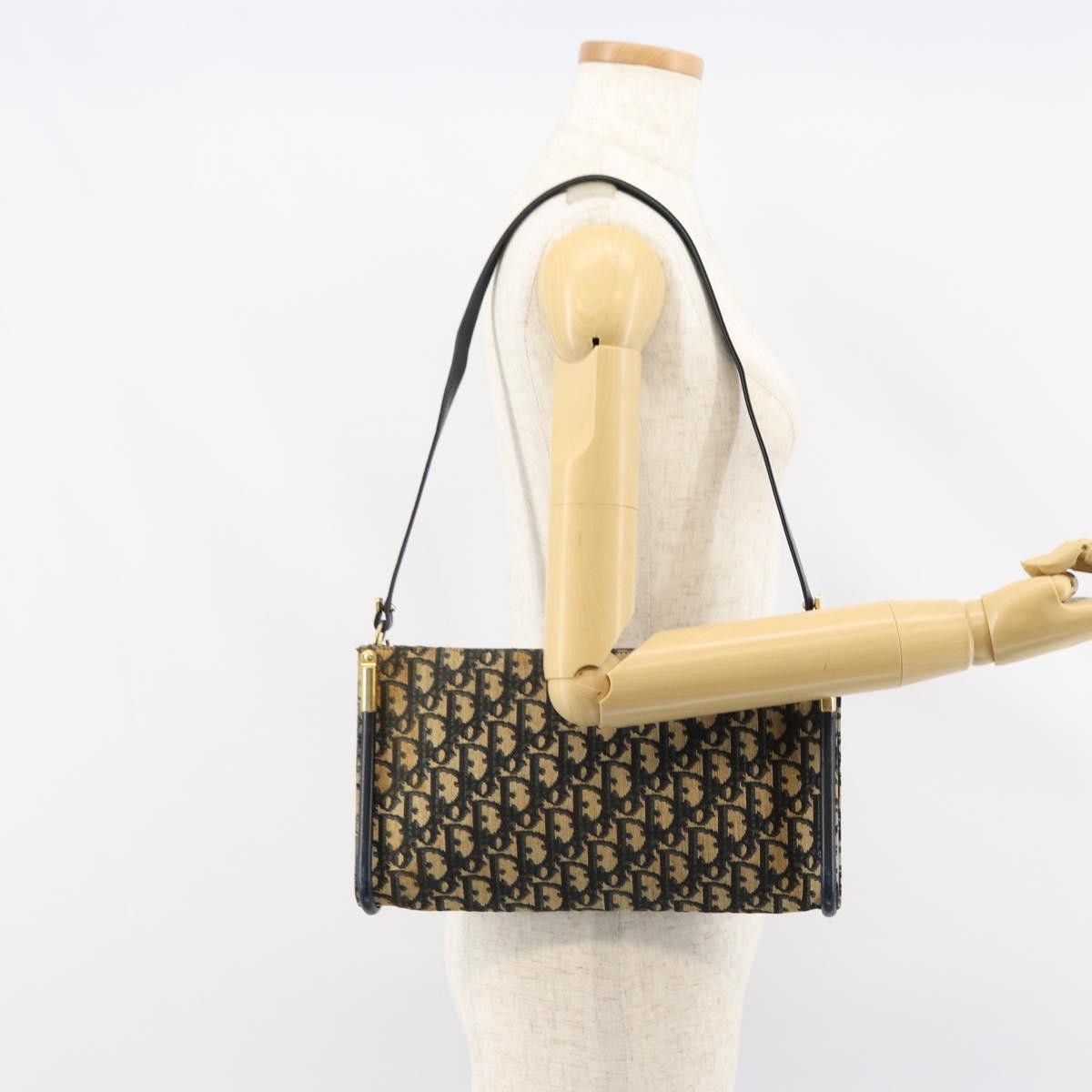 Dior Christian Dior Vintage Trotter Shoulder Bag Canvas Size ONE SIZE - 12 Thumbnail