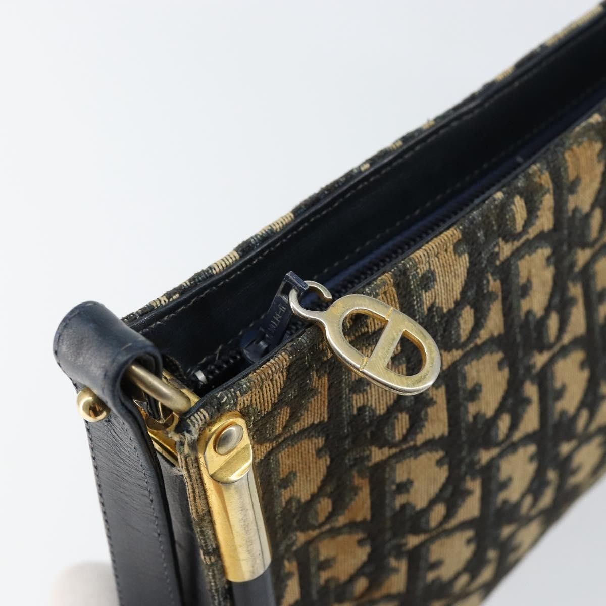 Dior Christian Dior Vintage Trotter Shoulder Bag Canvas Size ONE SIZE - 11 Thumbnail