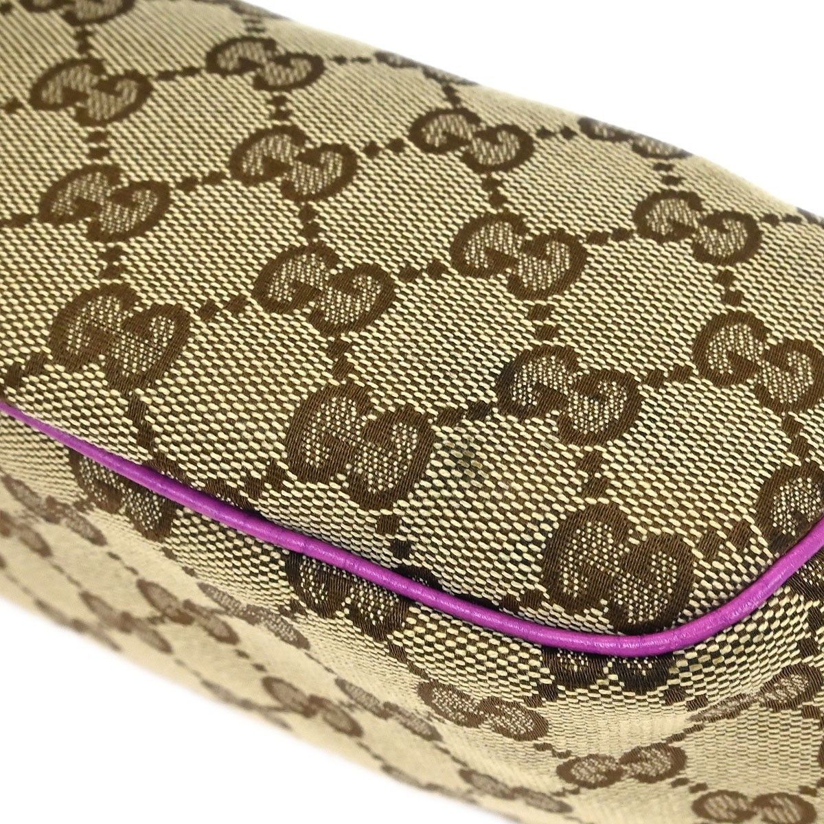Gucci Gucci Vintage Boat Pochette GG Canvas Size ONE SIZE - 7 Thumbnail