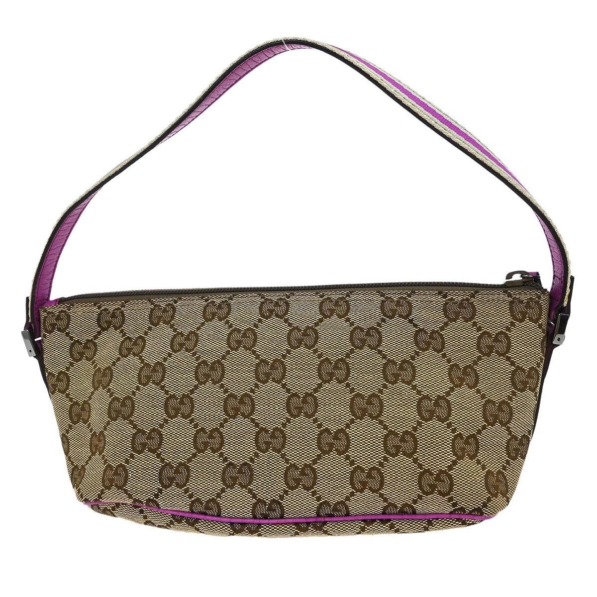 Gucci Gucci Vintage Boat Pochette GG Canvas Size ONE SIZE - 2 Thumbnail