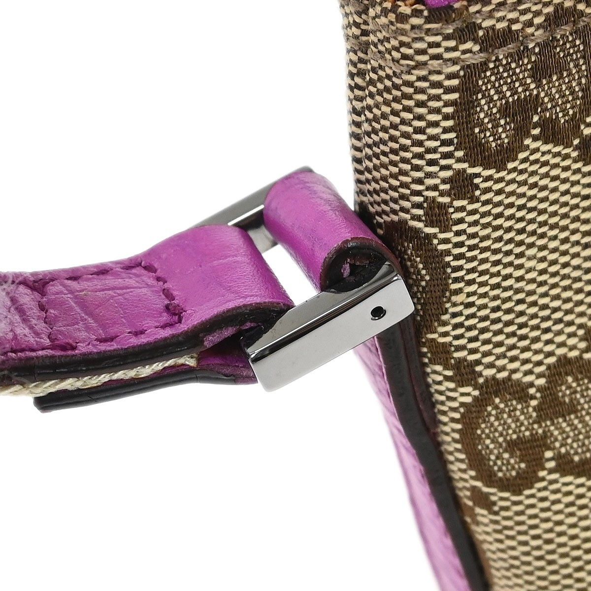 Gucci Gucci Vintage Boat Pochette GG Canvas Size ONE SIZE - 9 Thumbnail