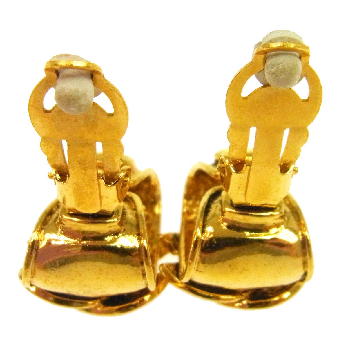 Chanel Chanel Vintage CC Hoop Clip-On Earrings Metal Size ONE SIZE - 2 Thumbnail