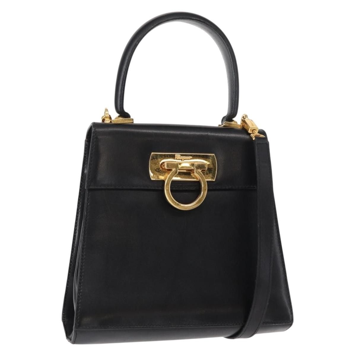Salvatore Ferragamo Salvatore Ferragamo Gancini Convertible Top Handle Bag Leather Size ONE SIZE - 16 Thumbnail