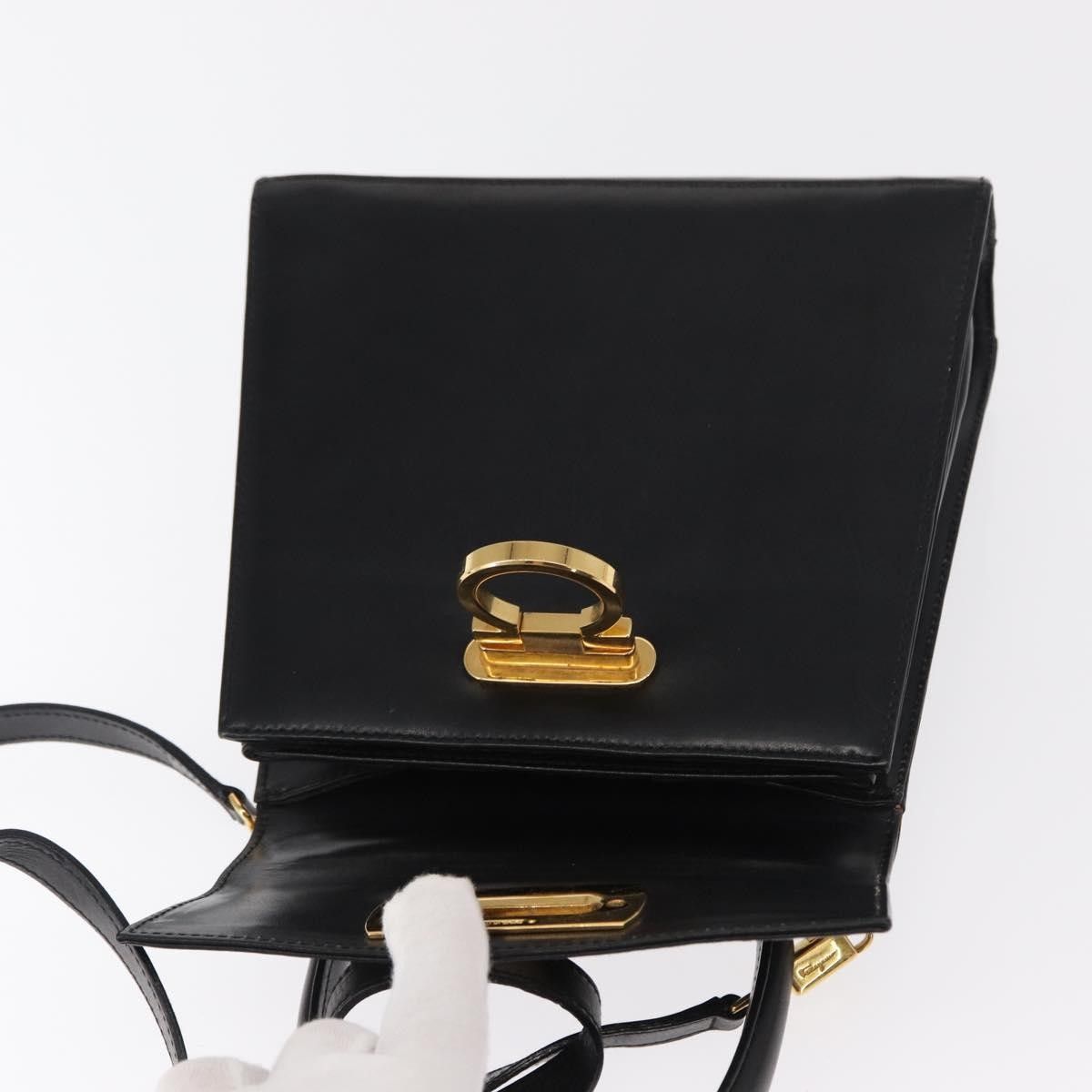 Salvatore Ferragamo Salvatore Ferragamo Gancini Convertible Top Handle Bag Leather Size ONE SIZE - 19 Thumbnail