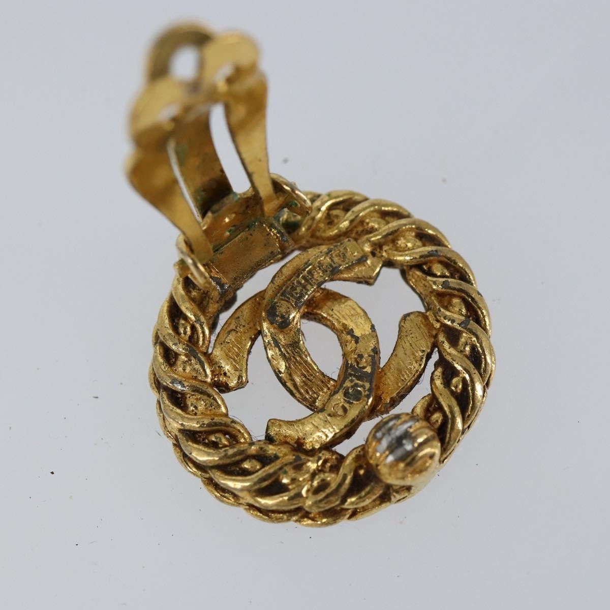 Chanel Chanel CC Round Earrings Metal Size ONE SIZE - 7 Thumbnail