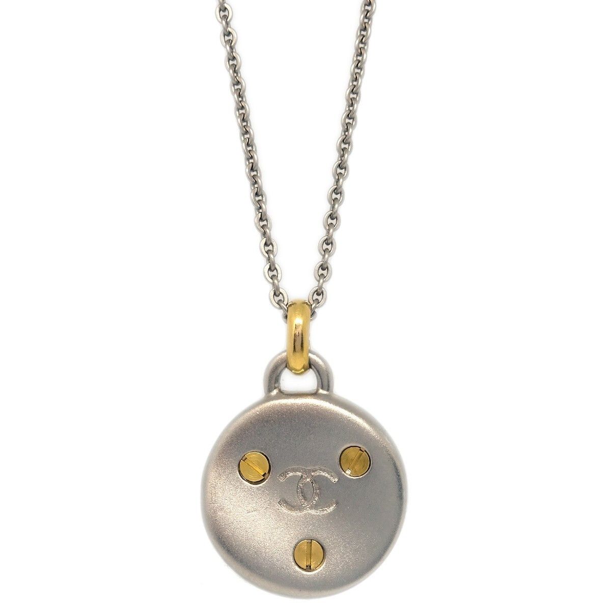 Chanel Chanel Medallion Pendant Necklace Metal Size ONE SIZE - 2 Thumbnail