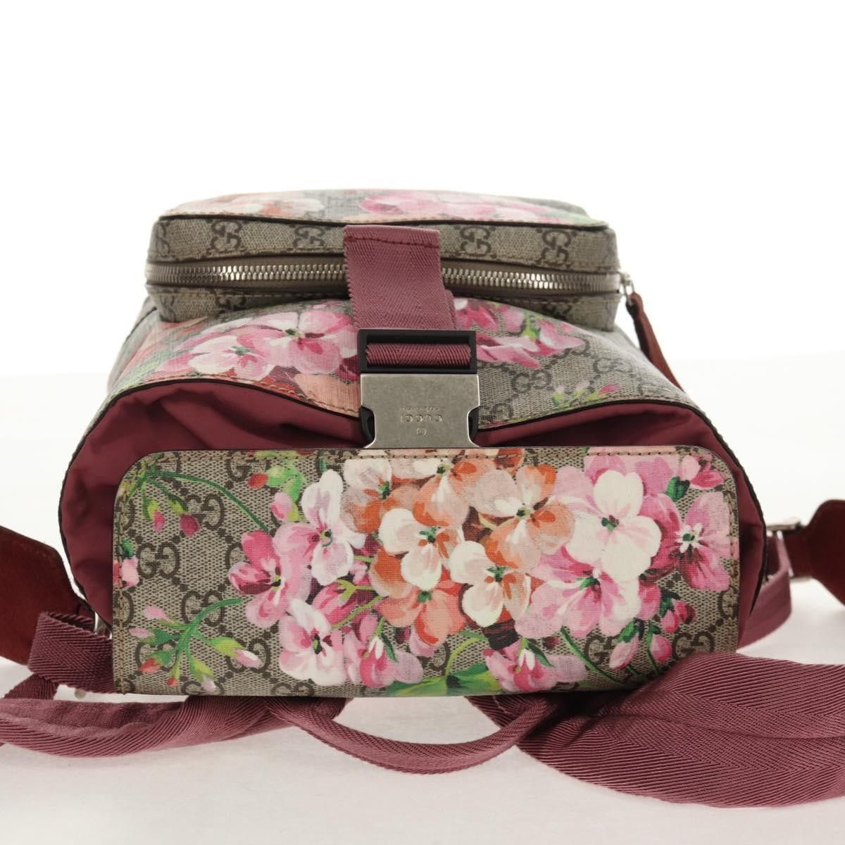 Gucci Gucci Buckle Blooms Print GG Coated Canvas Size ONE SIZE - 15 Thumbnail