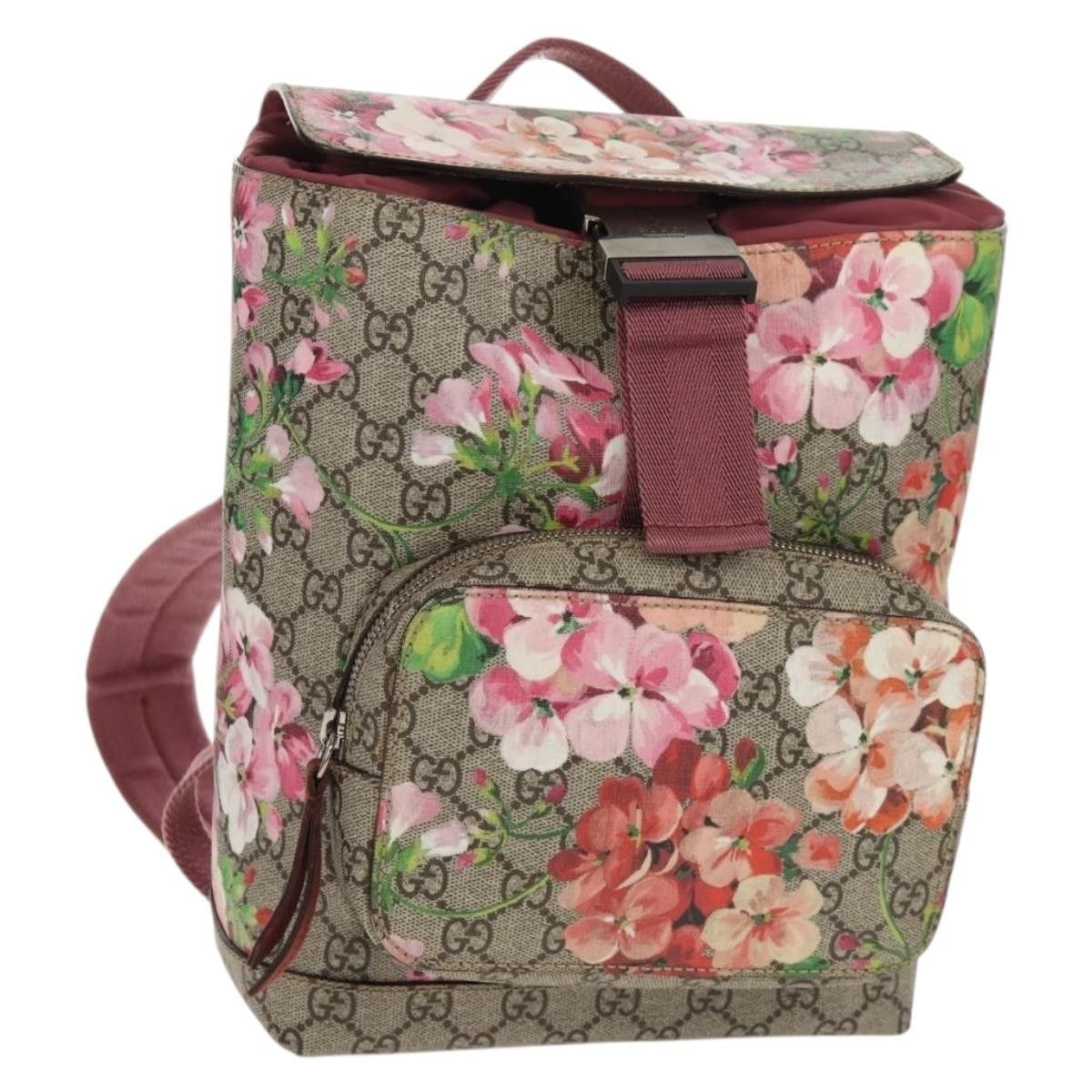 Gucci Gucci Buckle Blooms Print GG Coated Canvas Size ONE SIZE - 21 Thumbnail