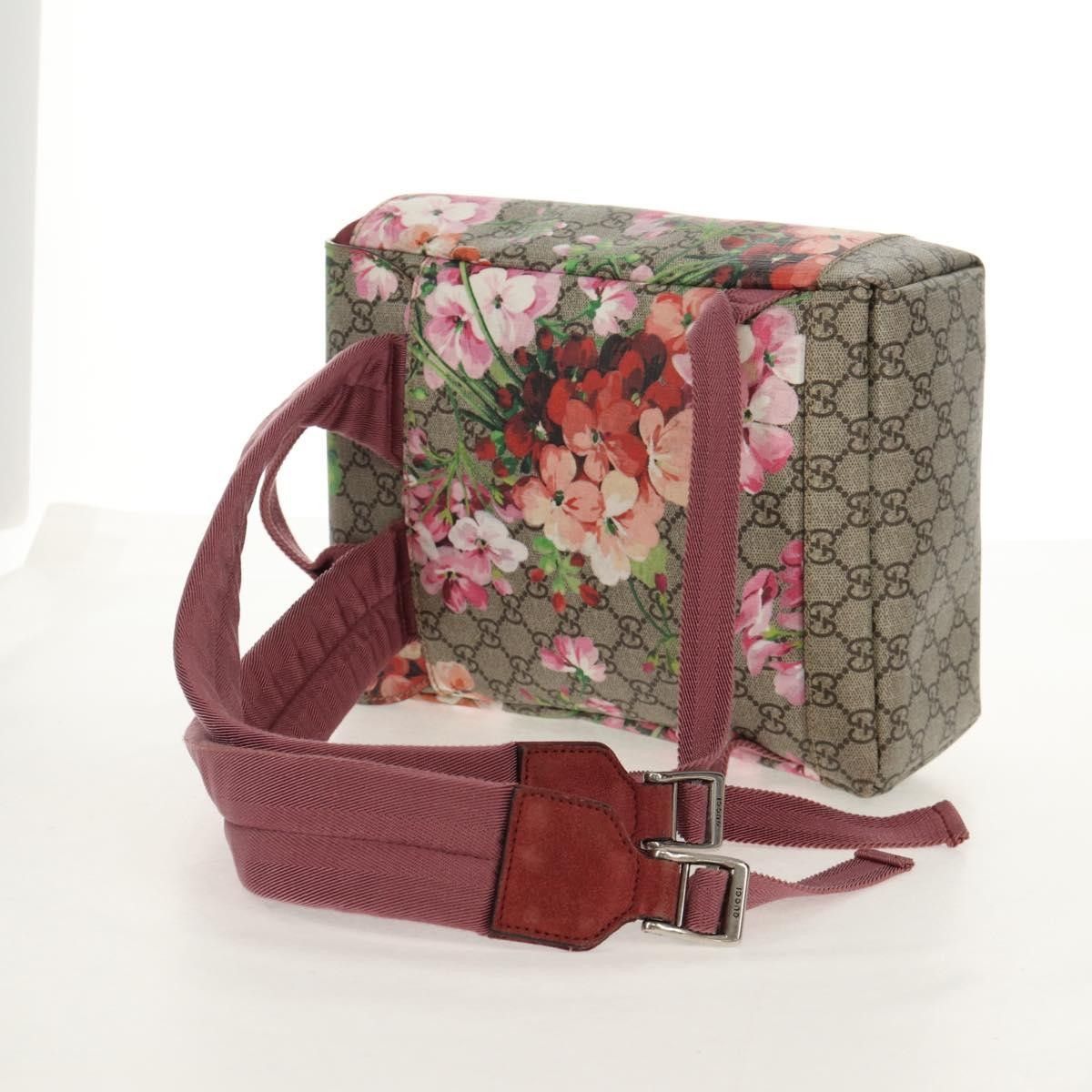 Gucci Gucci Buckle Blooms Print GG Coated Canvas Size ONE SIZE - 17 Thumbnail
