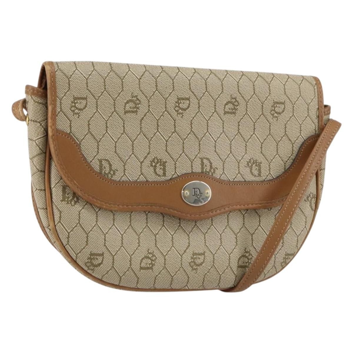 Dior Christian Dior Vintage Honeycomb Canvas and Leather Size ONE SIZE - 18 Thumbnail