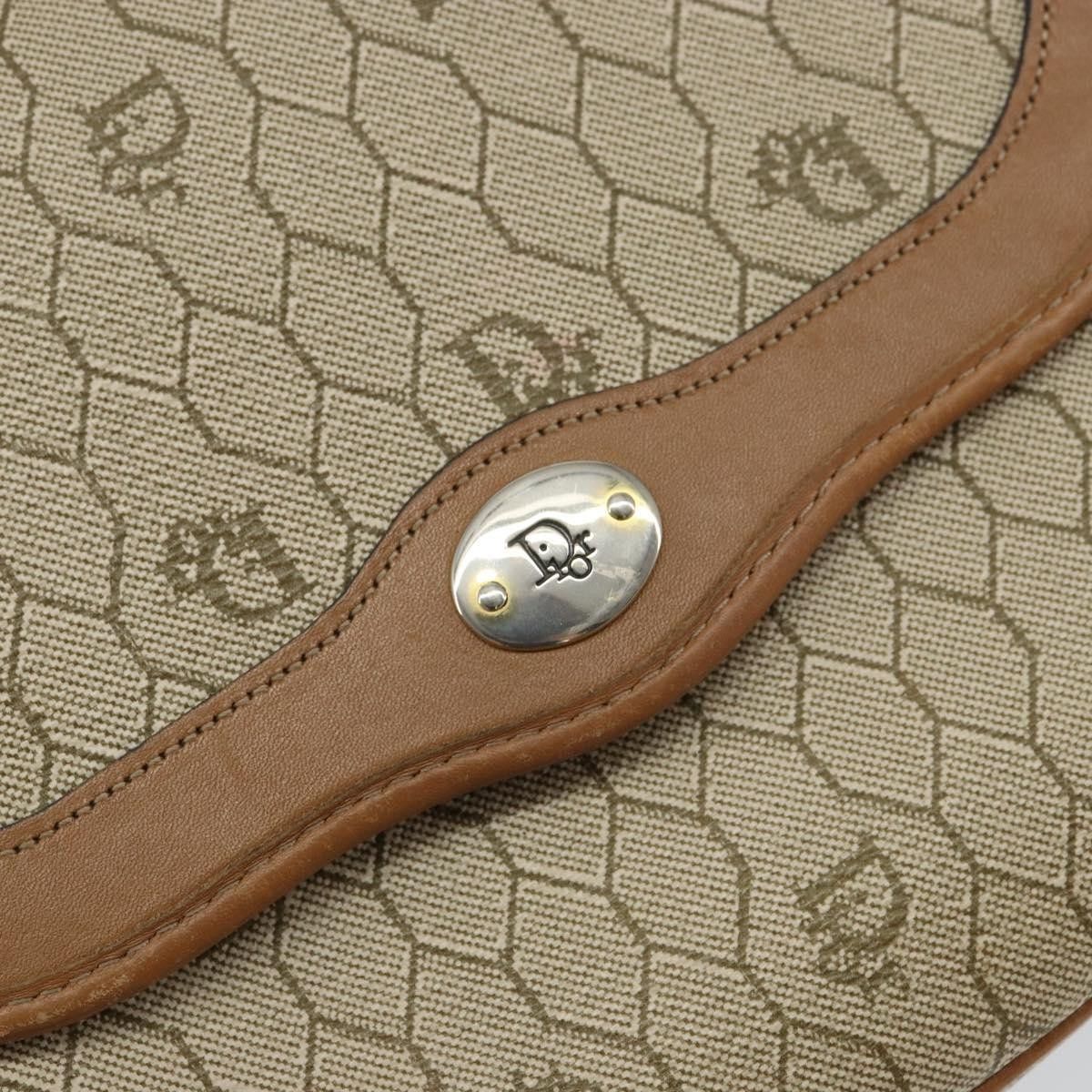 Dior Christian Dior Vintage Honeycomb Canvas and Leather Size ONE SIZE - 12 Thumbnail