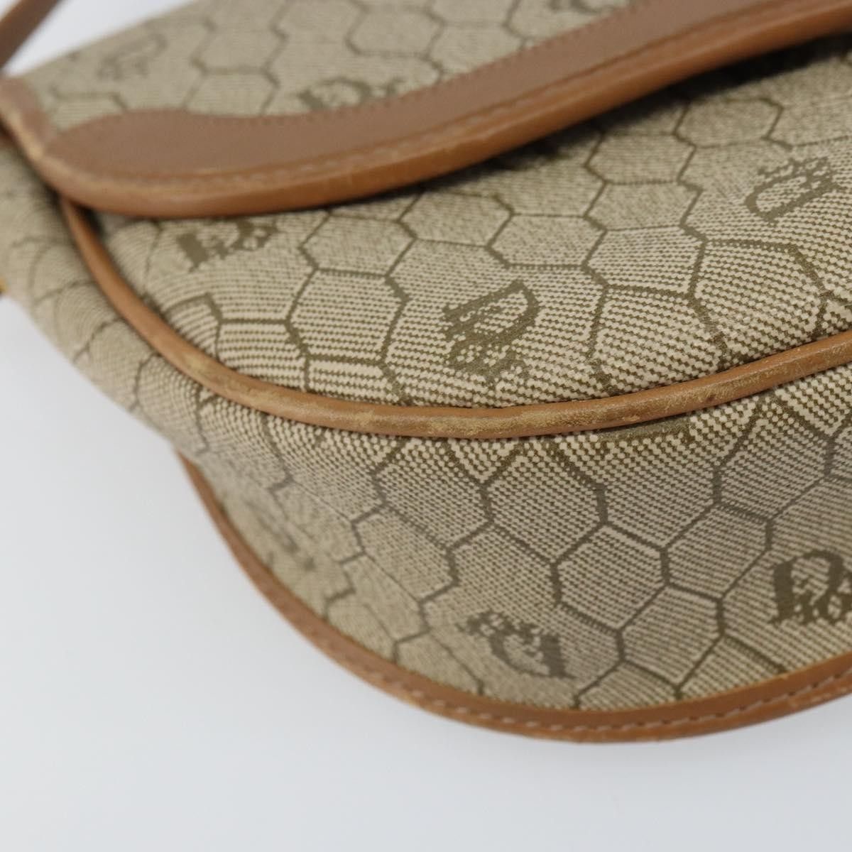 Dior Christian Dior Vintage Honeycomb Canvas and Leather Size ONE SIZE - 9 Thumbnail