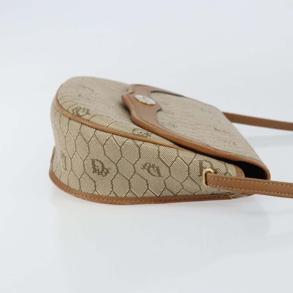 Dior Christian Dior Vintage Honeycomb Canvas and Leather Size ONE SIZE - 3 Thumbnail