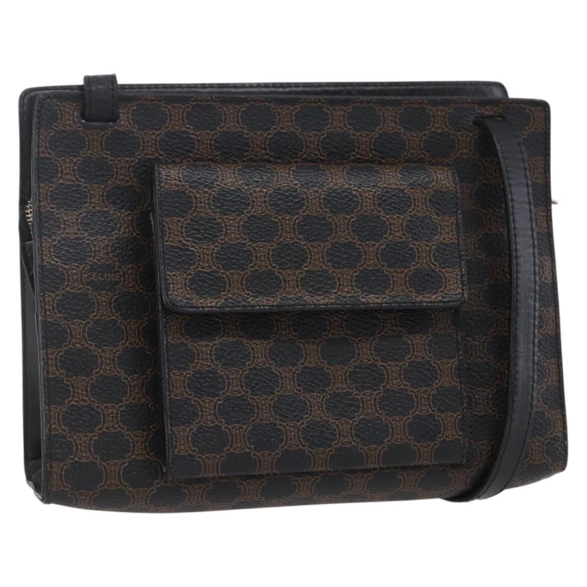Celine Celine Vintage Macadam Shoulder Bag Canvas Size ONE SIZE - 19 Thumbnail