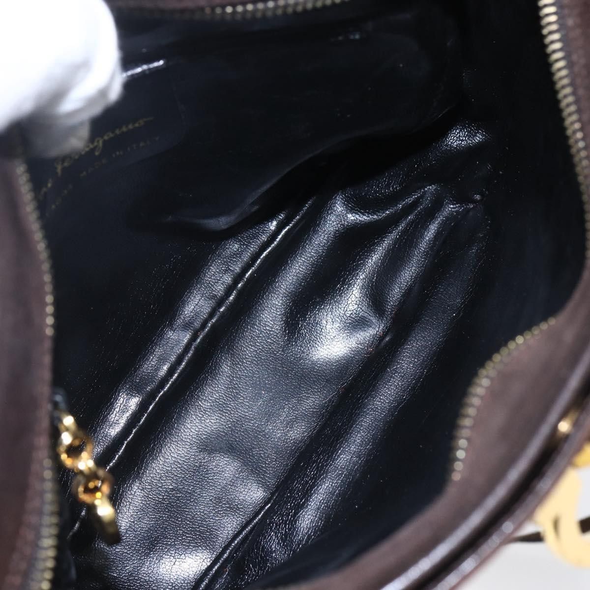 Salvatore Ferragamo Salvatore Ferragamo Gancini Shoulder Bag Suede Size ONE SIZE - 5 Thumbnail