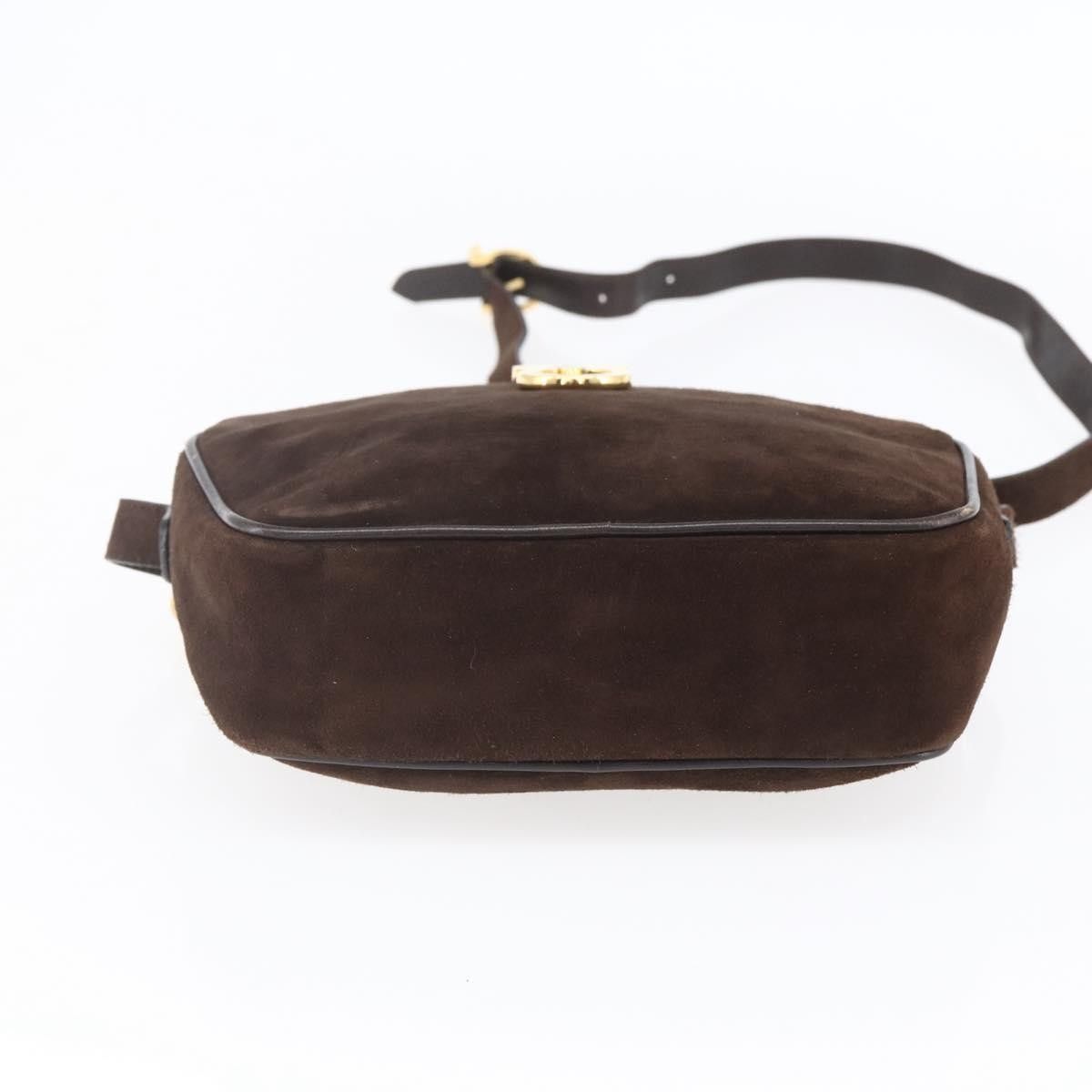 Salvatore Ferragamo Salvatore Ferragamo Gancini Shoulder Bag Suede Size ONE SIZE - 16 Thumbnail
