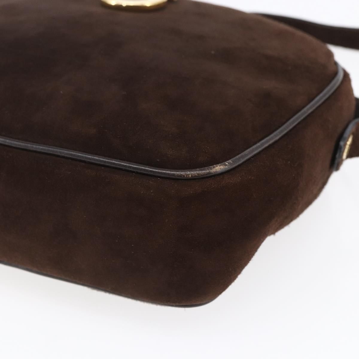 Salvatore Ferragamo Salvatore Ferragamo Gancini Shoulder Bag Suede Size ONE SIZE - 11 Thumbnail