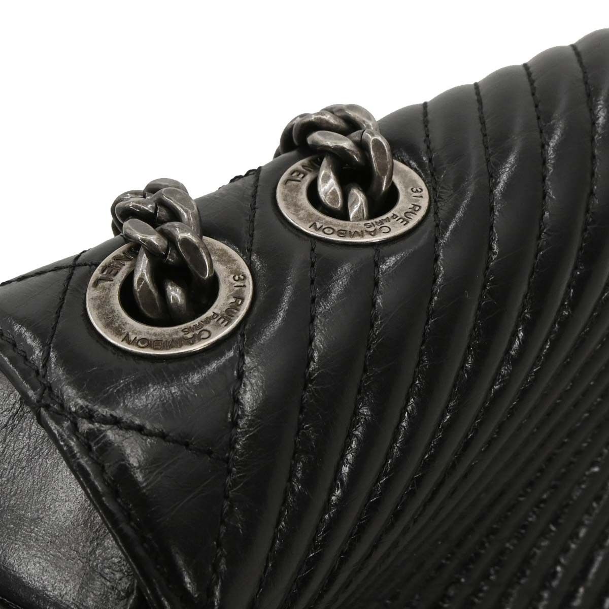 Chanel Chanel Coco Boy Flap Bag Quilted Aged Calfskin Size ONE SIZE - 8 Thumbnail