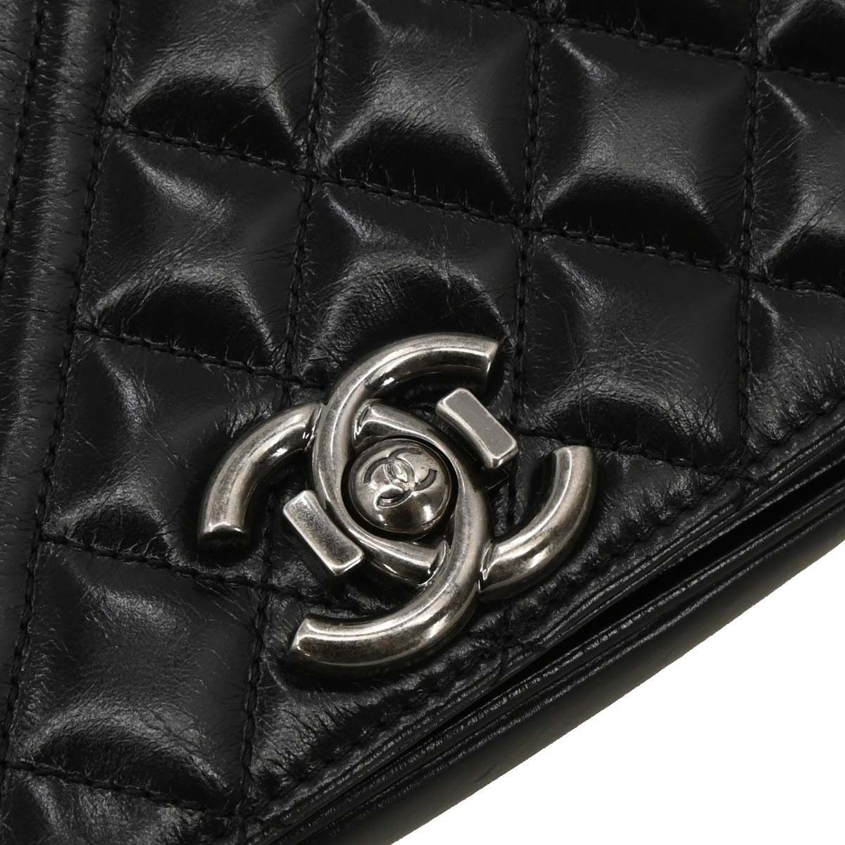 Chanel Chanel Coco Boy Flap Bag Quilted Aged Calfskin Size ONE SIZE - 9 Thumbnail