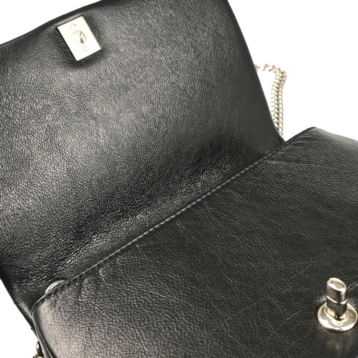 Chanel Chanel Embossed Braid CC Chain Flap Quilted Leather Size ONE SIZE - 11 Thumbnail