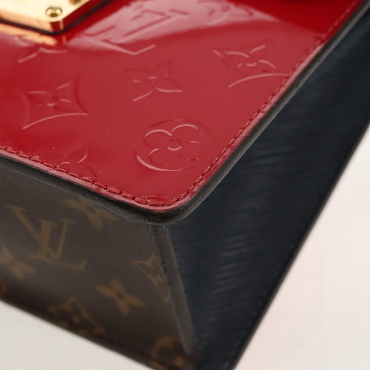 Louis Vuitton Louis Vuitton Spring Street NM Handbag Monogram Vernis with Monogram Canvas Size ONE SIZE - 10 Thumbnail