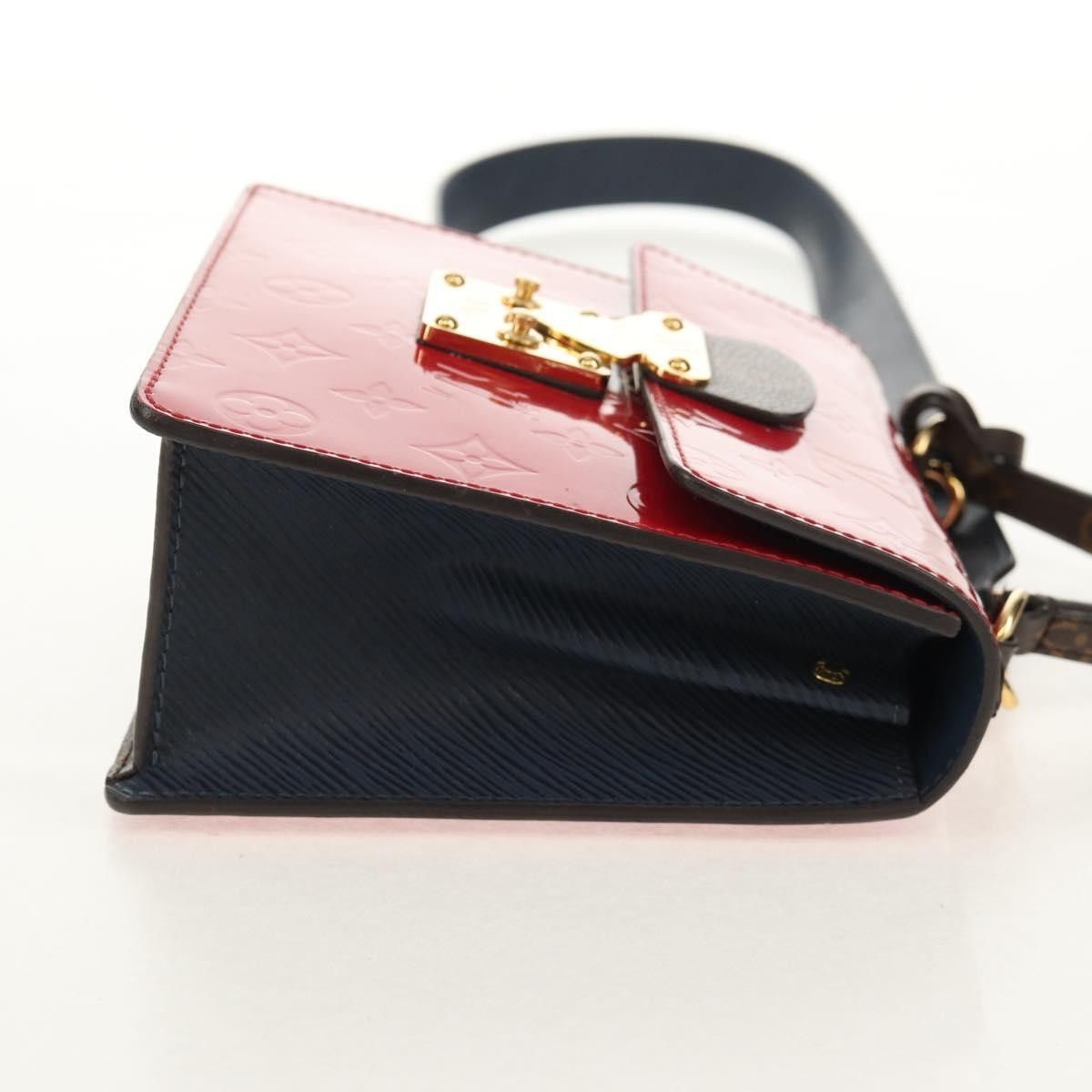 Louis Vuitton Louis Vuitton Spring Street NM Handbag Monogram Vernis with Monogram Canvas Size ONE SIZE - 4 Thumbnail