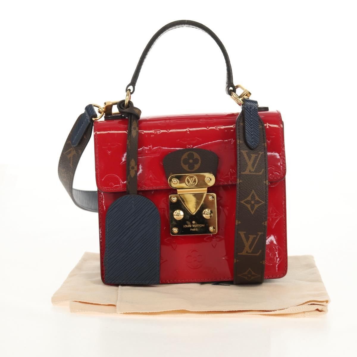 Louis Vuitton Louis Vuitton Spring Street NM Handbag Monogram Vernis with Monogram Canvas Size ONE SIZE - 14 Thumbnail