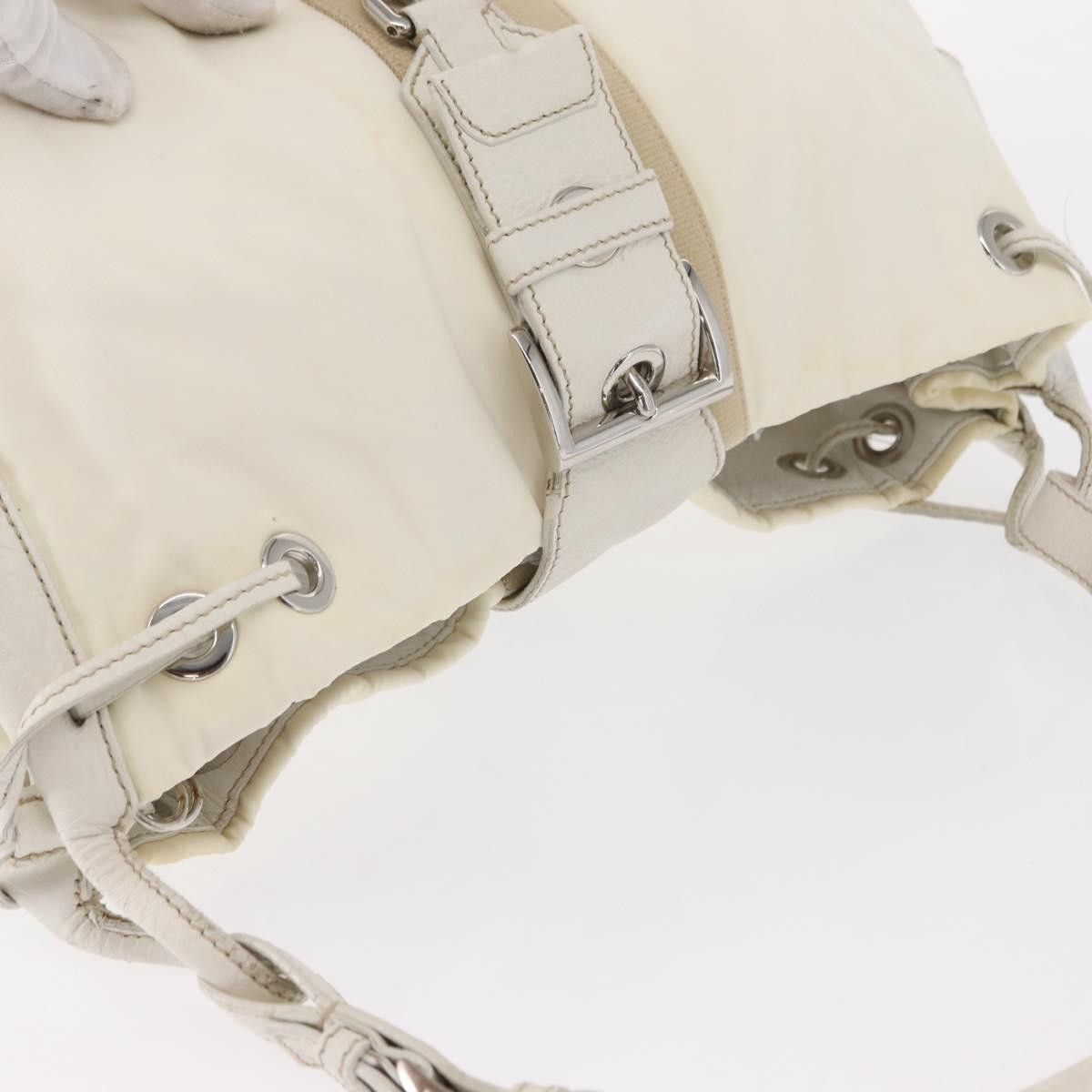 Prada Prada Re-Edition 2002 Moon Handle Bag Re-Nylon and Leather Size ONE SIZE - 20 Thumbnail