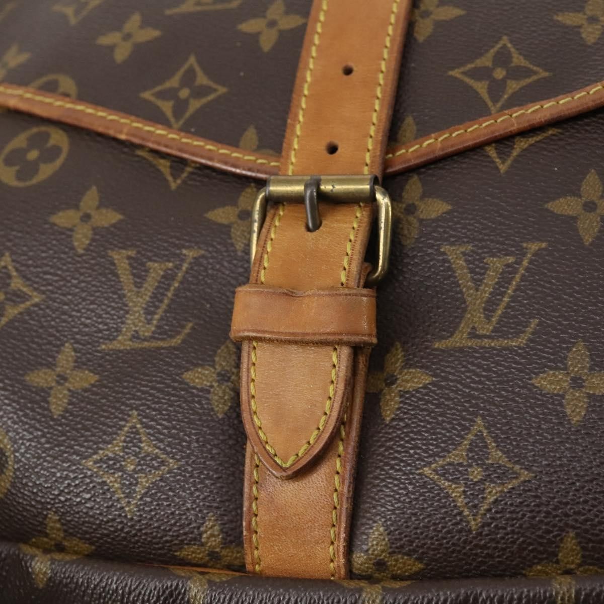 Louis Vuitton Louis Vuitton Saumur Handbag Monogram Canvas Size ONE SIZE - 18 Thumbnail