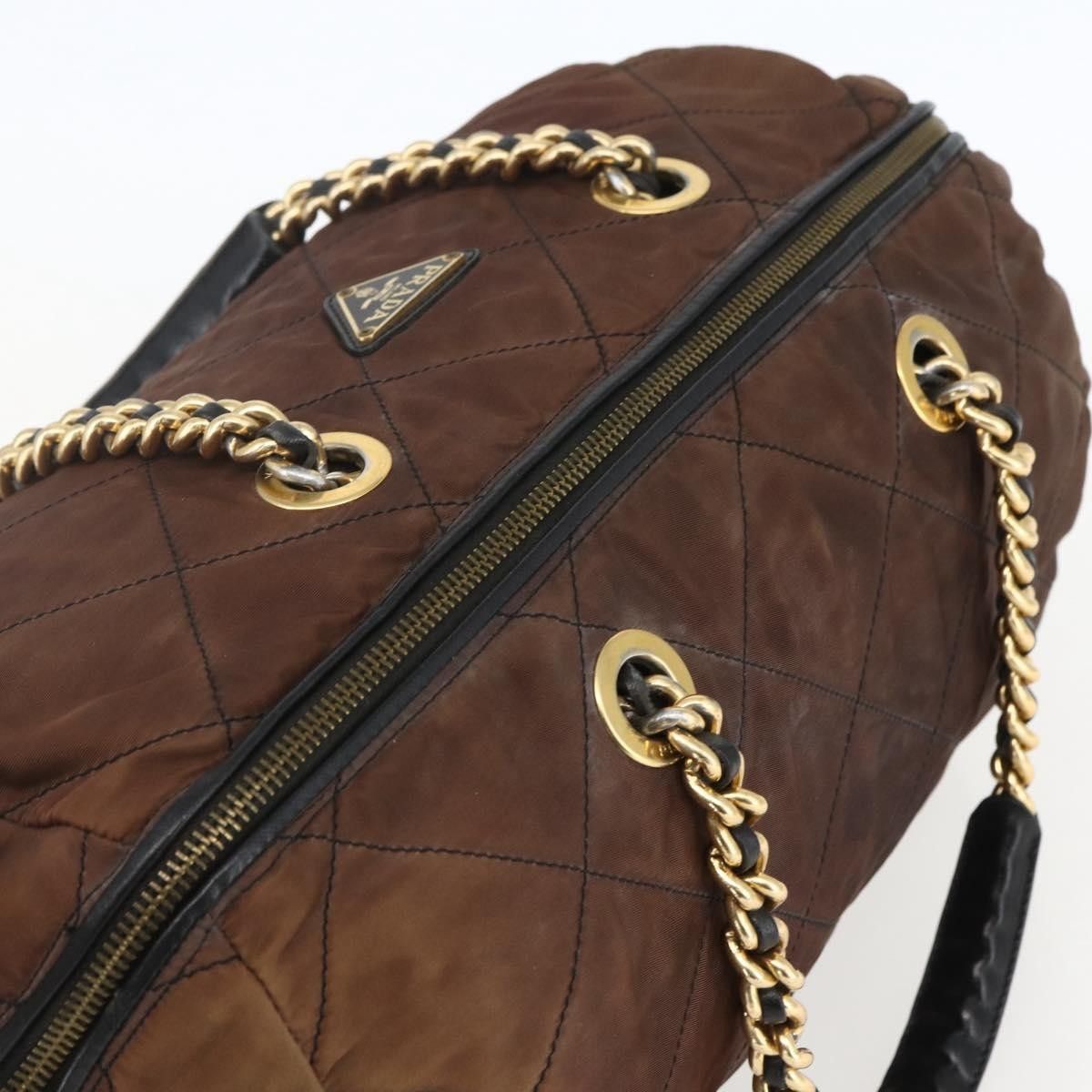 Prada Prada Vintage Chain Handbag Tessuto Size ONE SIZE - 16 Thumbnail