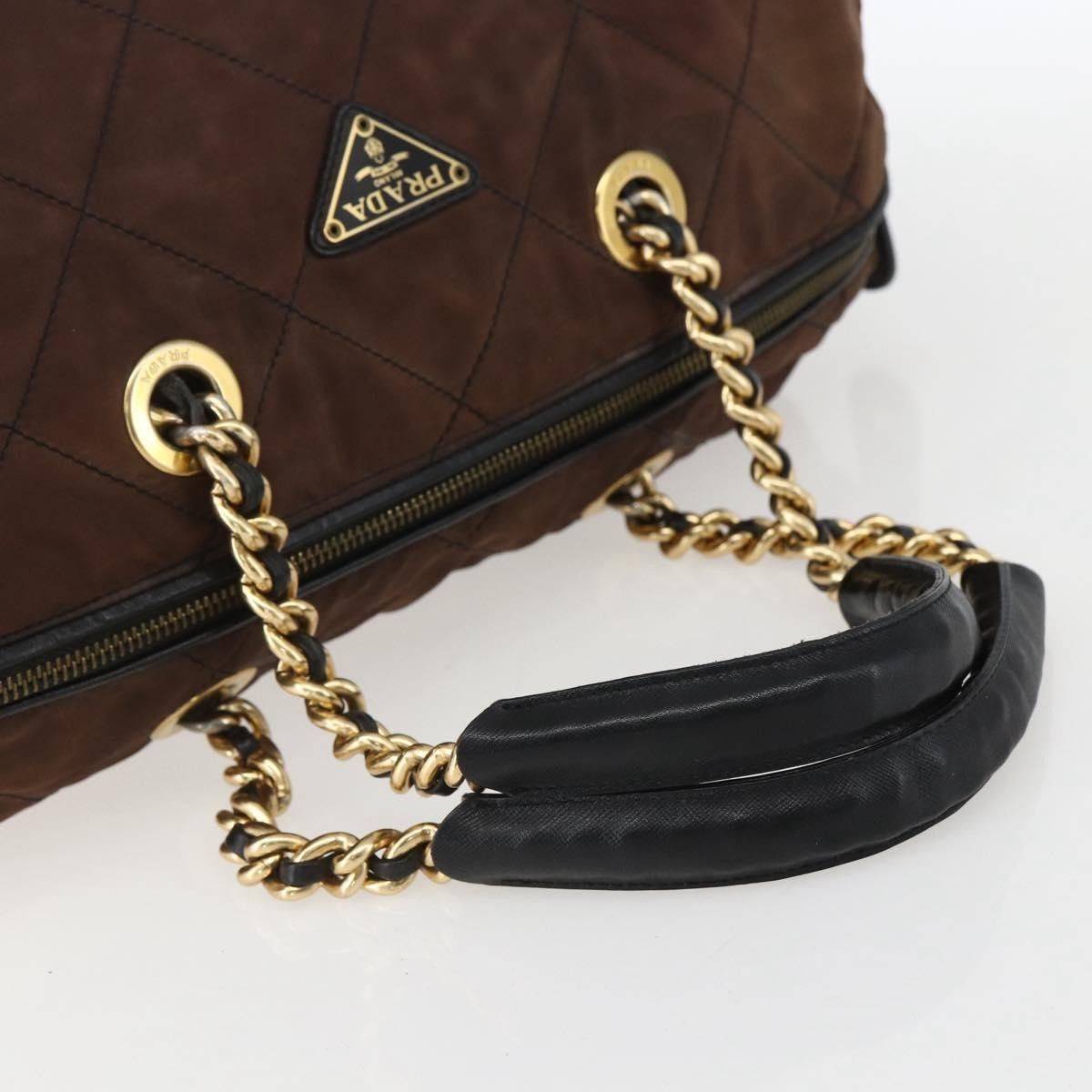 Prada Prada Vintage Chain Handbag Tessuto Size ONE SIZE - 8 Thumbnail