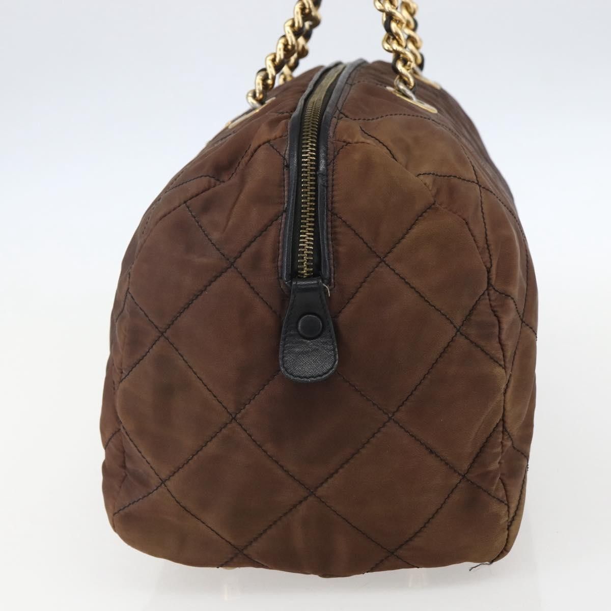 Prada Prada Vintage Chain Handbag Tessuto Size ONE SIZE - 4 Thumbnail