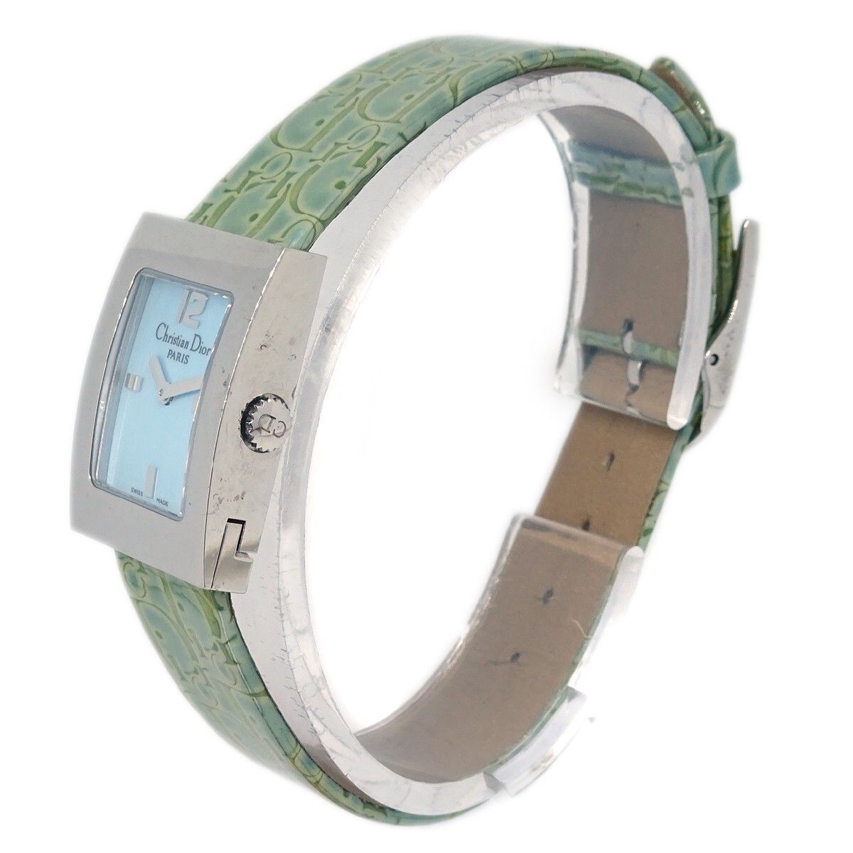 Dior Christian Dior Malice Quartz Watch Stainless Steel and Diorissimo Leather Size ONE SIZE - 3 Thumbnail