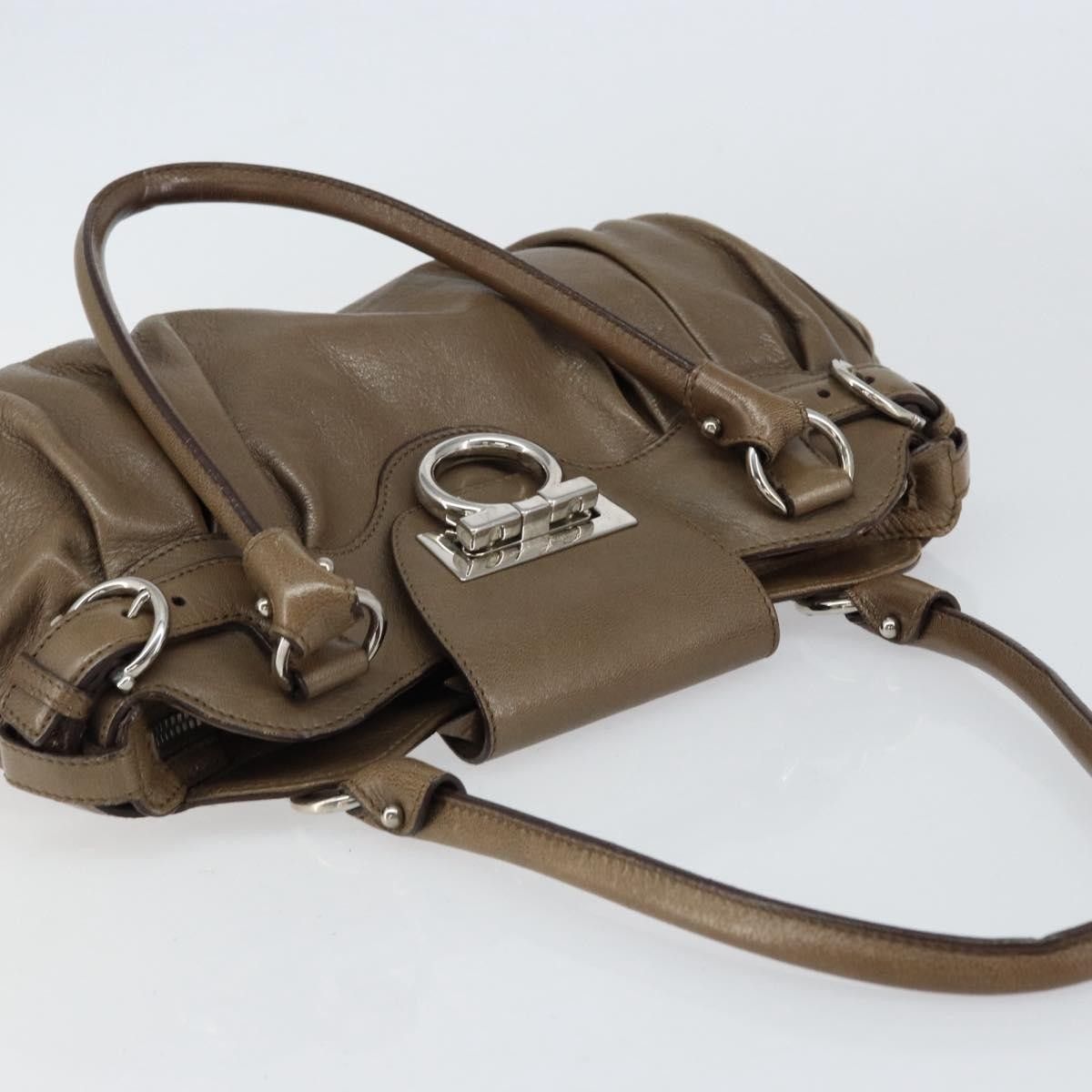 Salvatore Ferragamo Salvatore Ferragamo Gancini handbag Leather Size ONE SIZE - 15 Thumbnail
