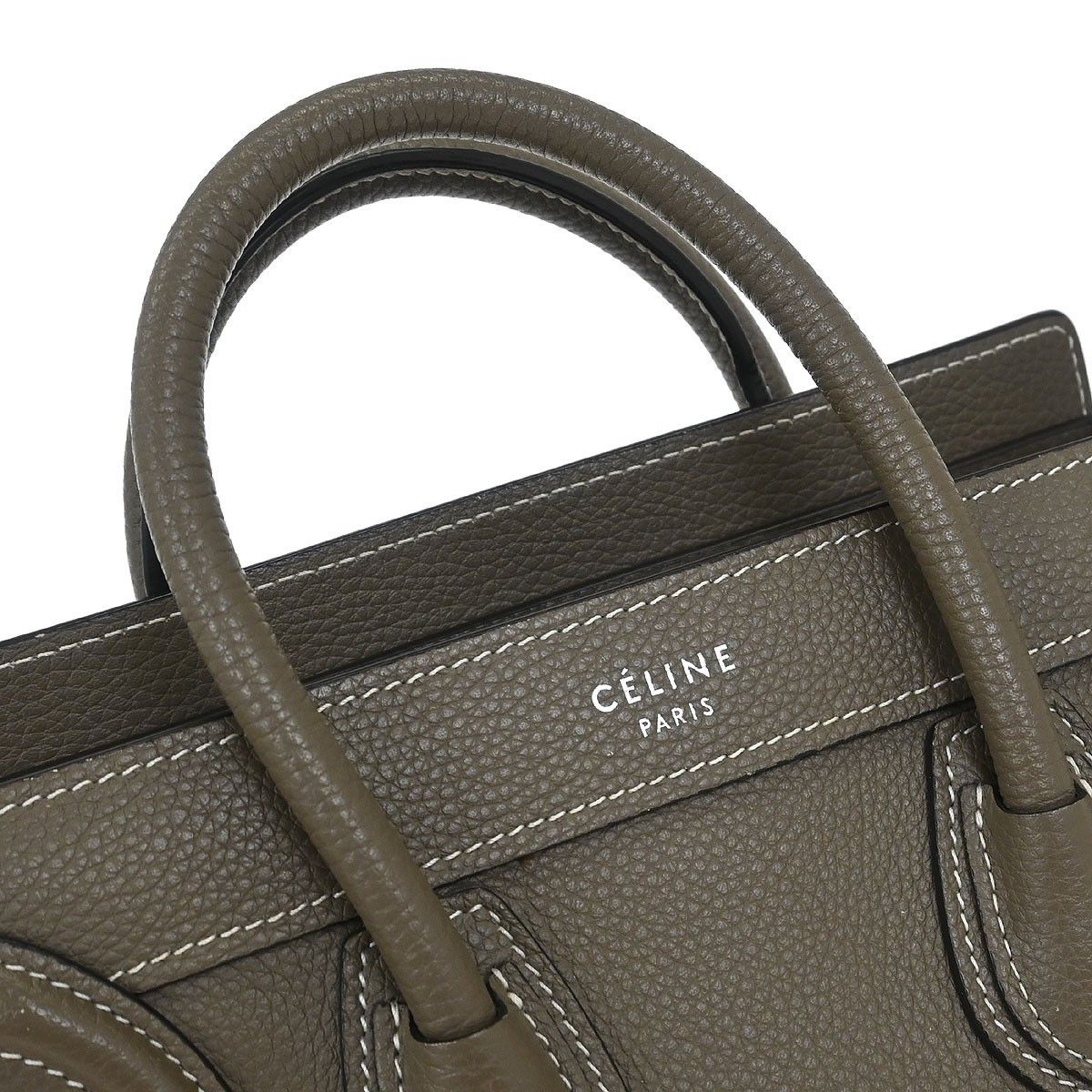 Celine Celine Luggage Bag Grainy Leather Size ONE SIZE - 6 Thumbnail