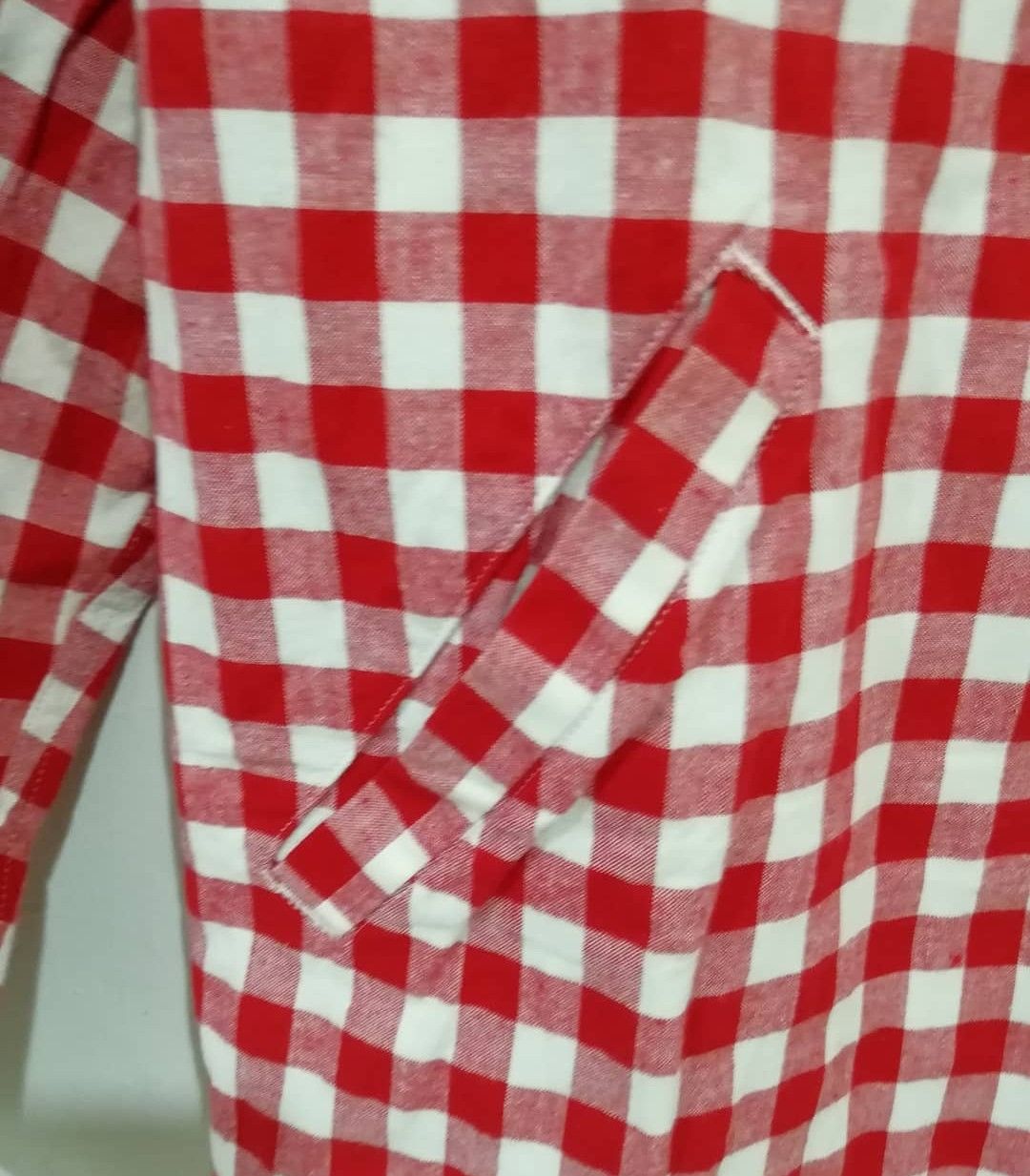 Designer × Karl Helmut Vintage Karl Helmut Checker Long Sleeve With Zip Size US L / EU 52-54 / 3 - 3 Thumbnail