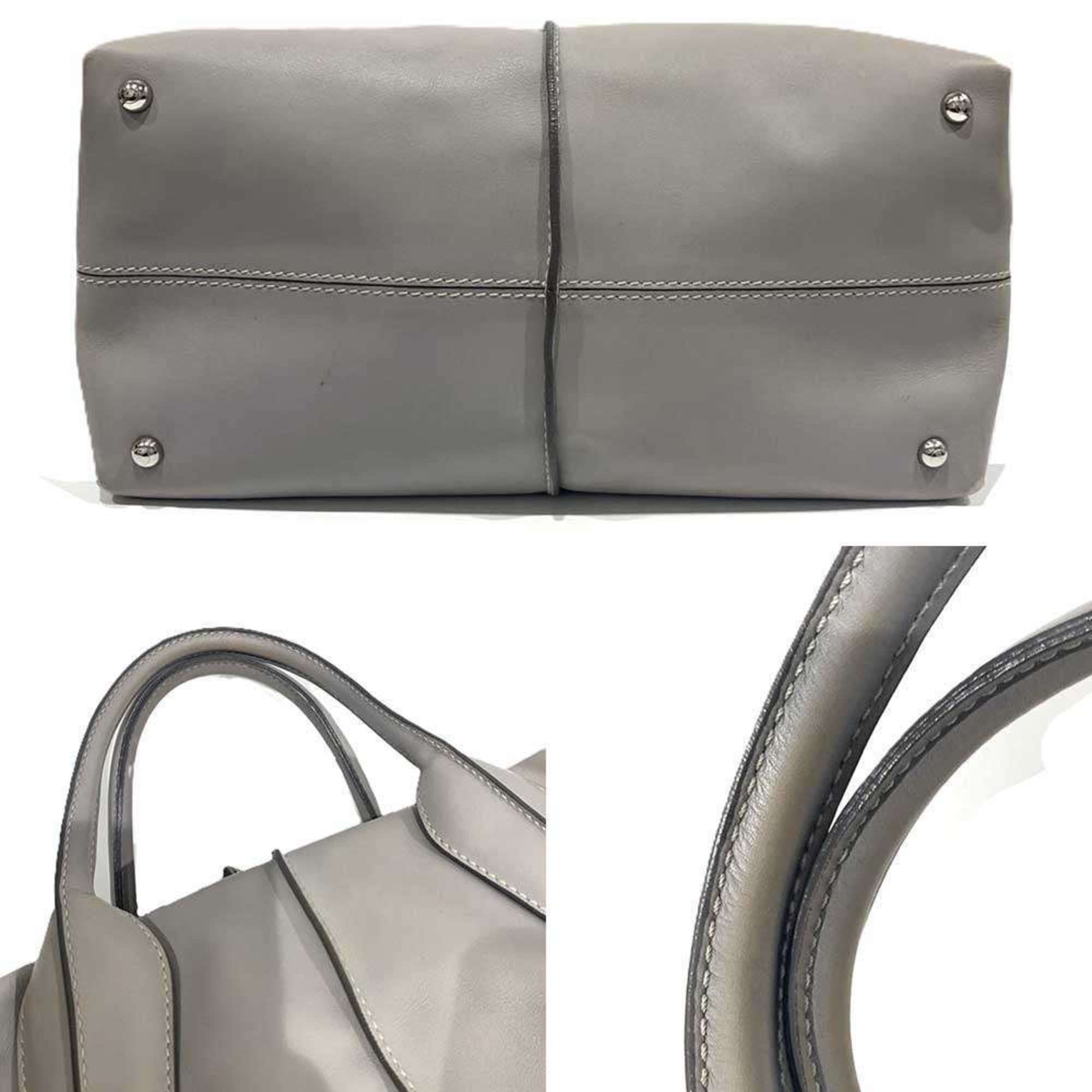 Tod's Tod's D-Styling Shoulder Bag/Handbag, 2-Way, Gray Size ONE SIZE - 4 Thumbnail